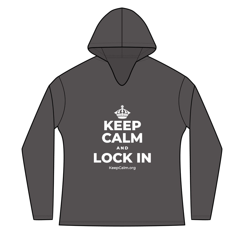 KEEP CALM AND LOCK IN Women's Long Sleeve Hoodie