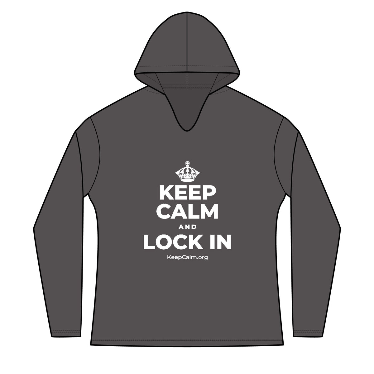 KEEP CALM AND LOCK IN Women's Long Sleeve Hoodie