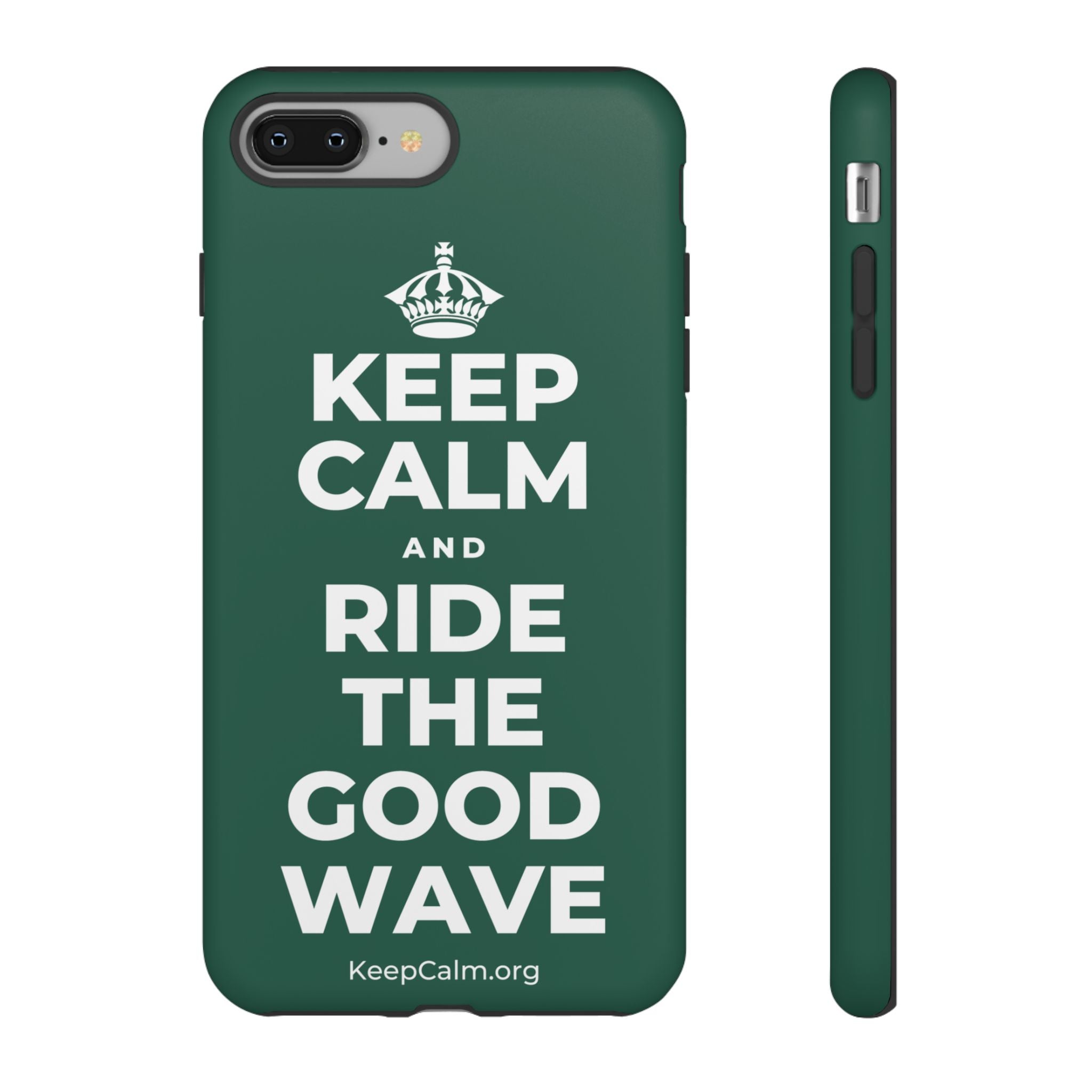 KEEP CALM AND RIDE THE GOOD WAVE Phone Case