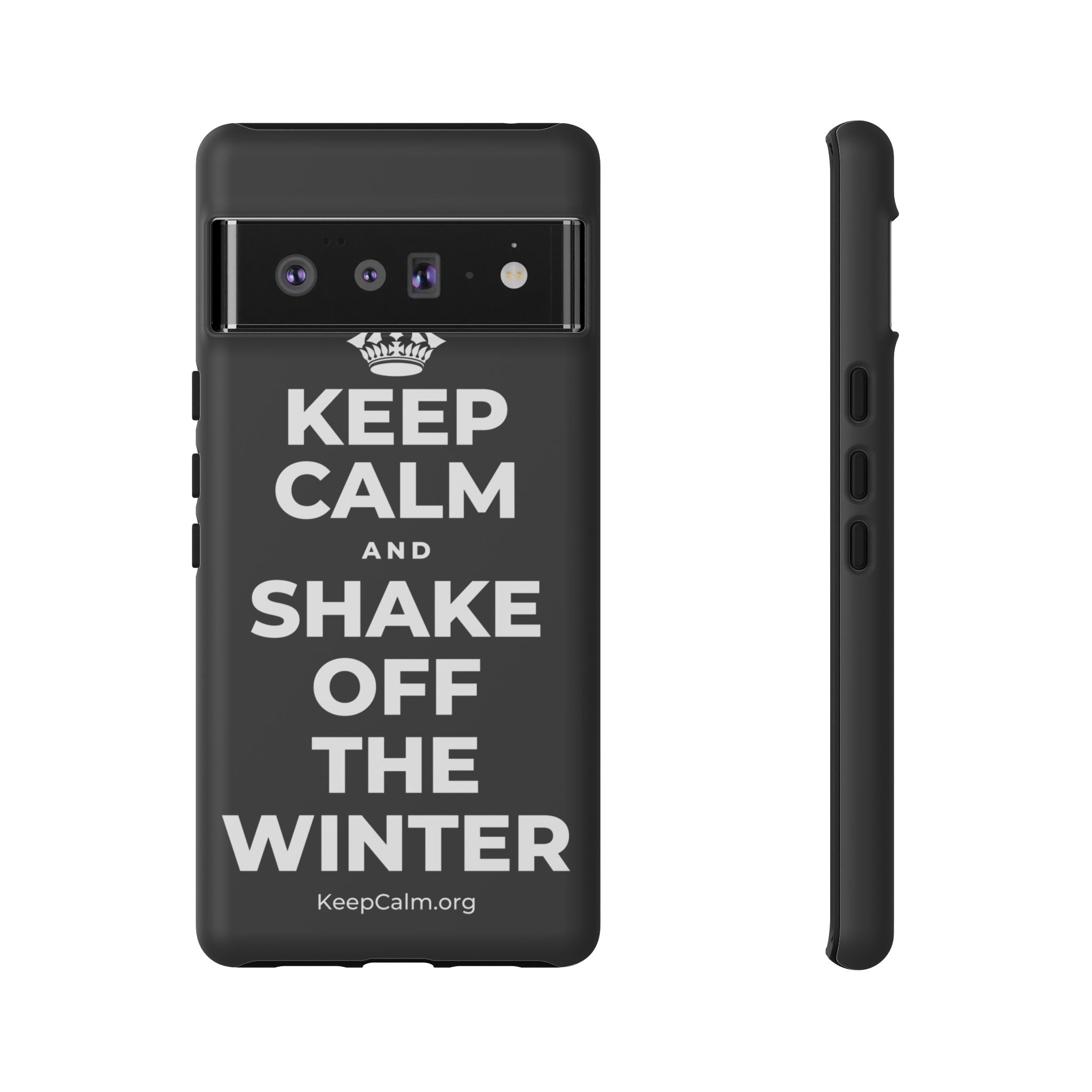 KEEP CALM AND SHAKE OFF THE WINTER Phone Case