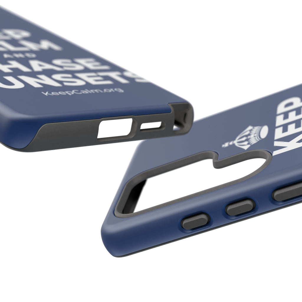 KEEP CALM AND CHASE SUNSETS Phone Case