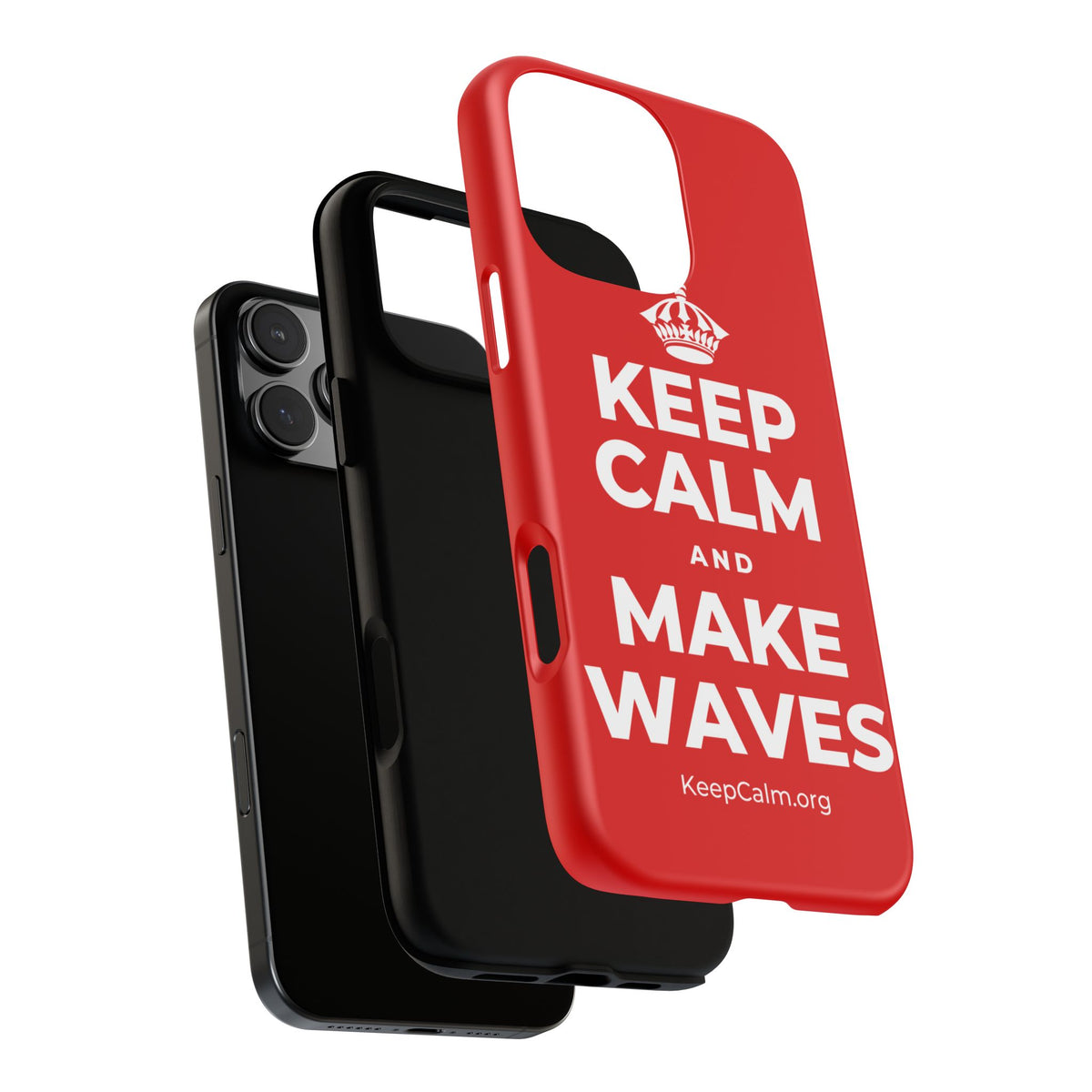 KEEP CALM AND MAKE WAVES Phone Case