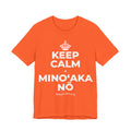 KEEP CALM A MINOʻAKA NŌ T-Shirt (Baby Blue–Silver)