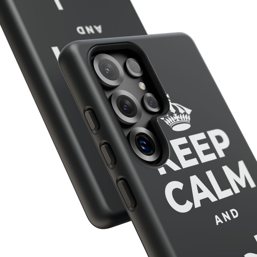 KEEP CALM AND احمِ سلامك Phone Case (Dark)