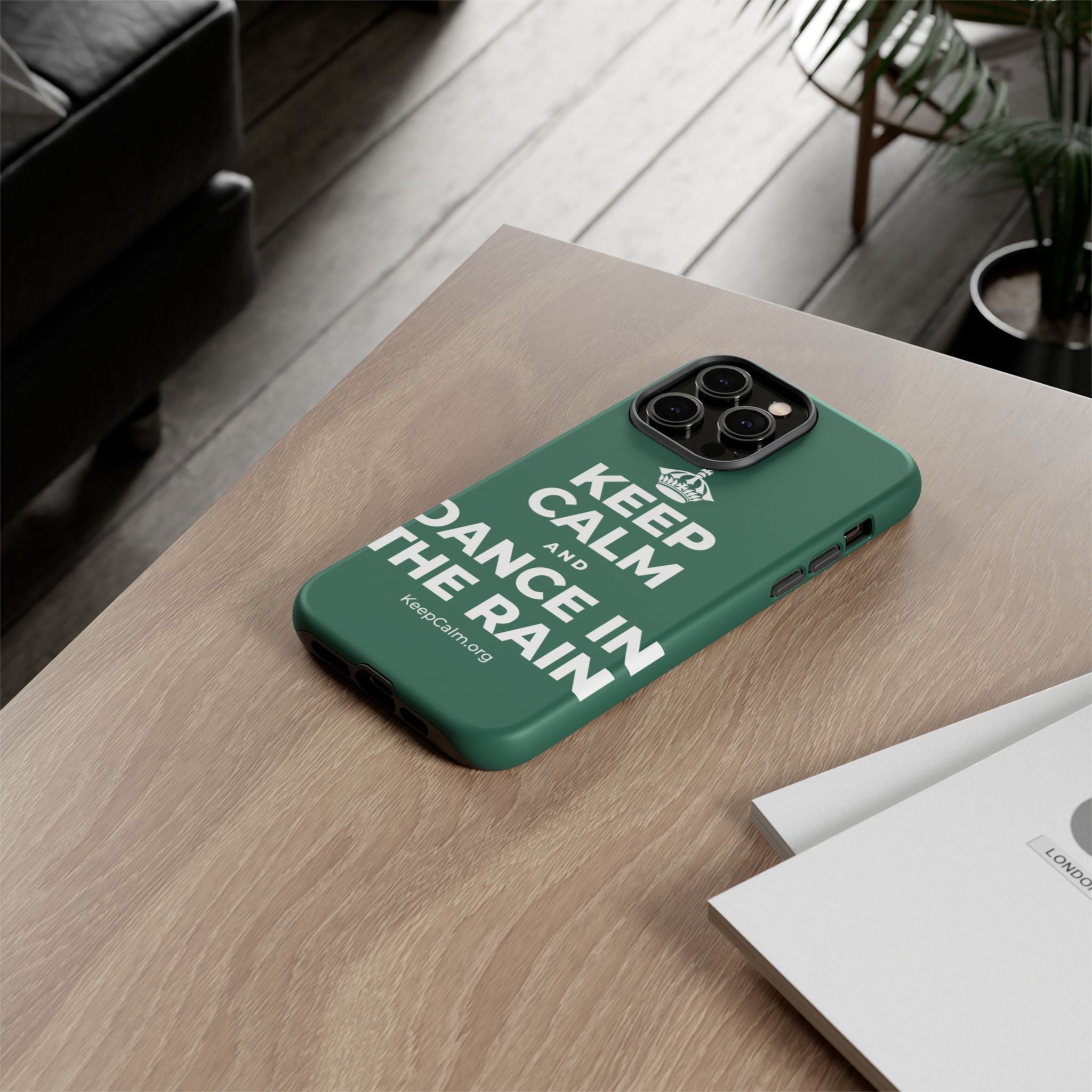 KEEP CALM AND DANCE IN THE RAIN Phone Case