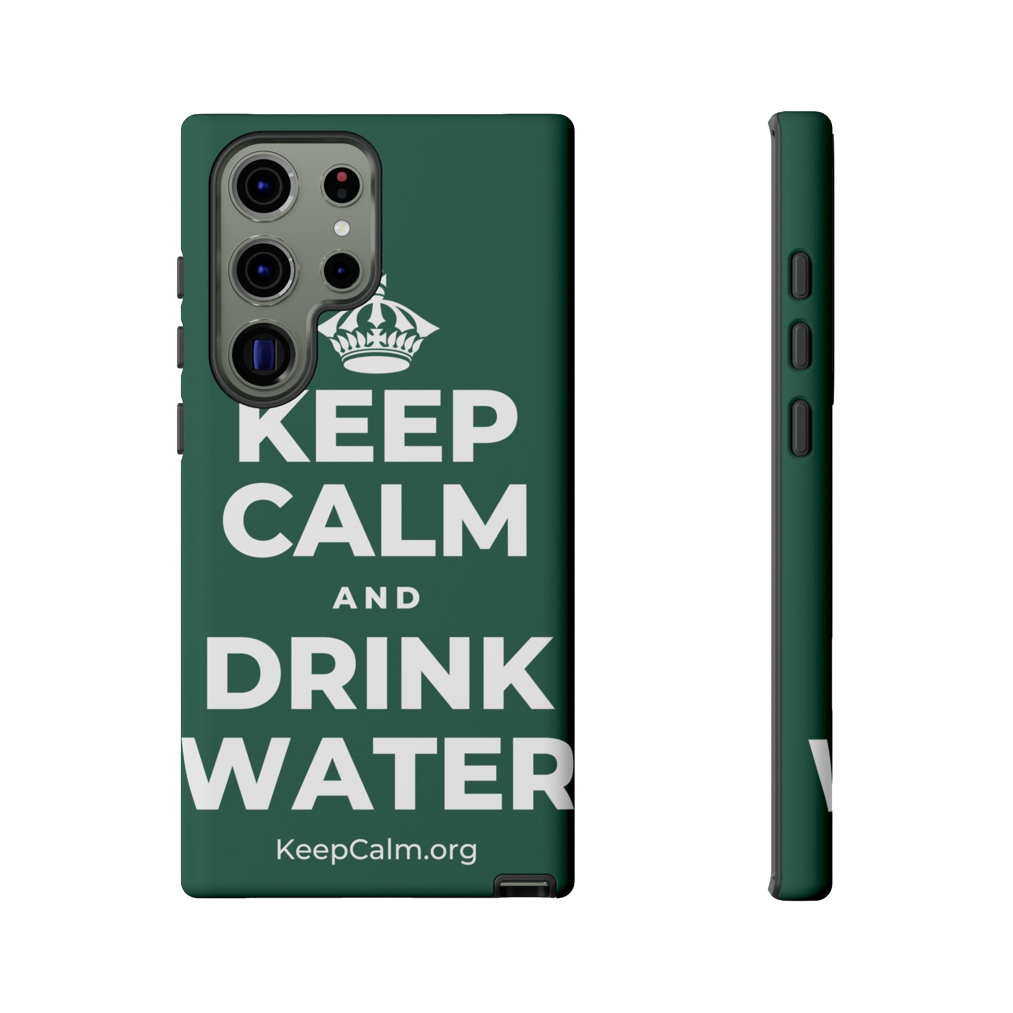KEEP CALM AND DRINK WATER Phone Case