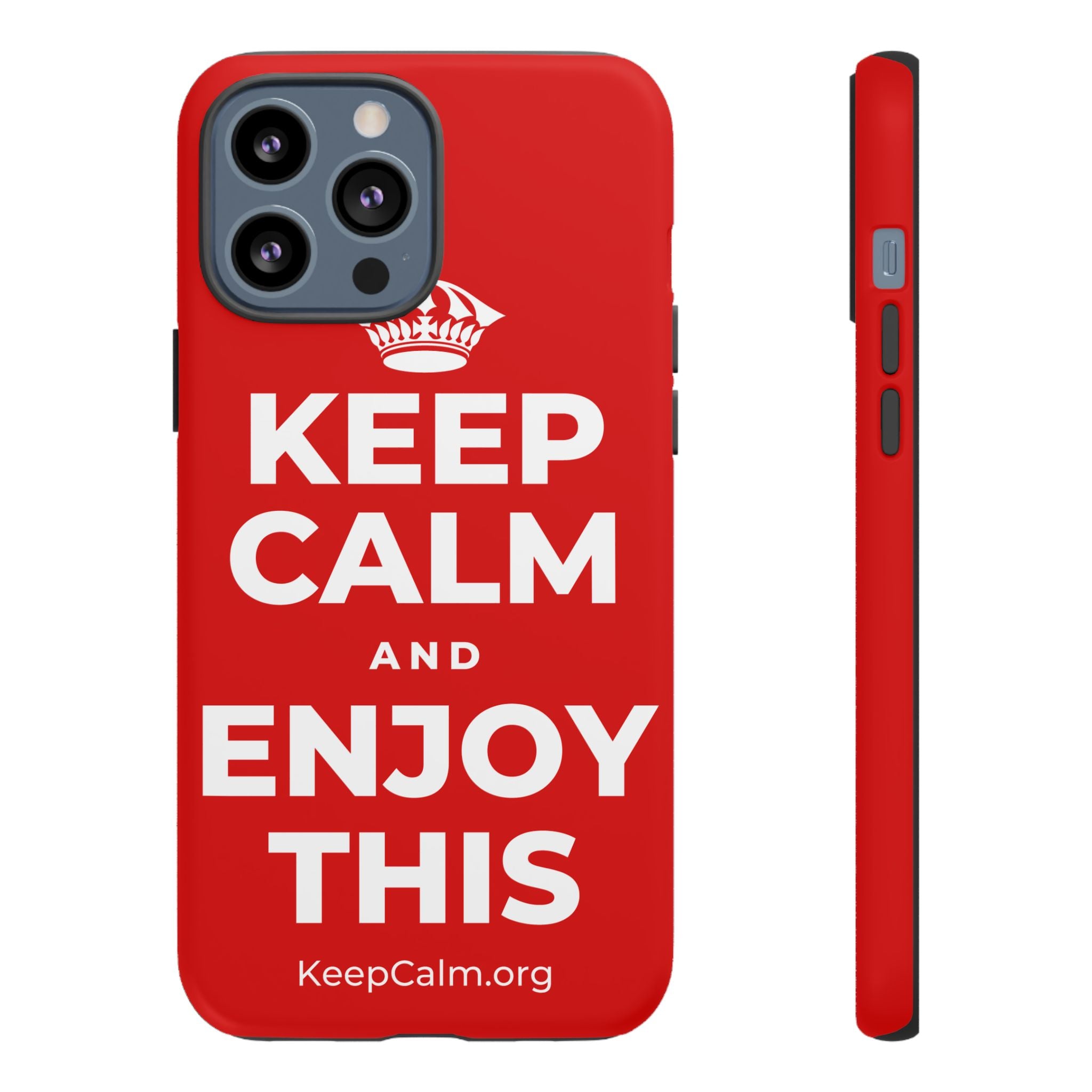 KEEP CALM AND ENJOY THIS Phone Case