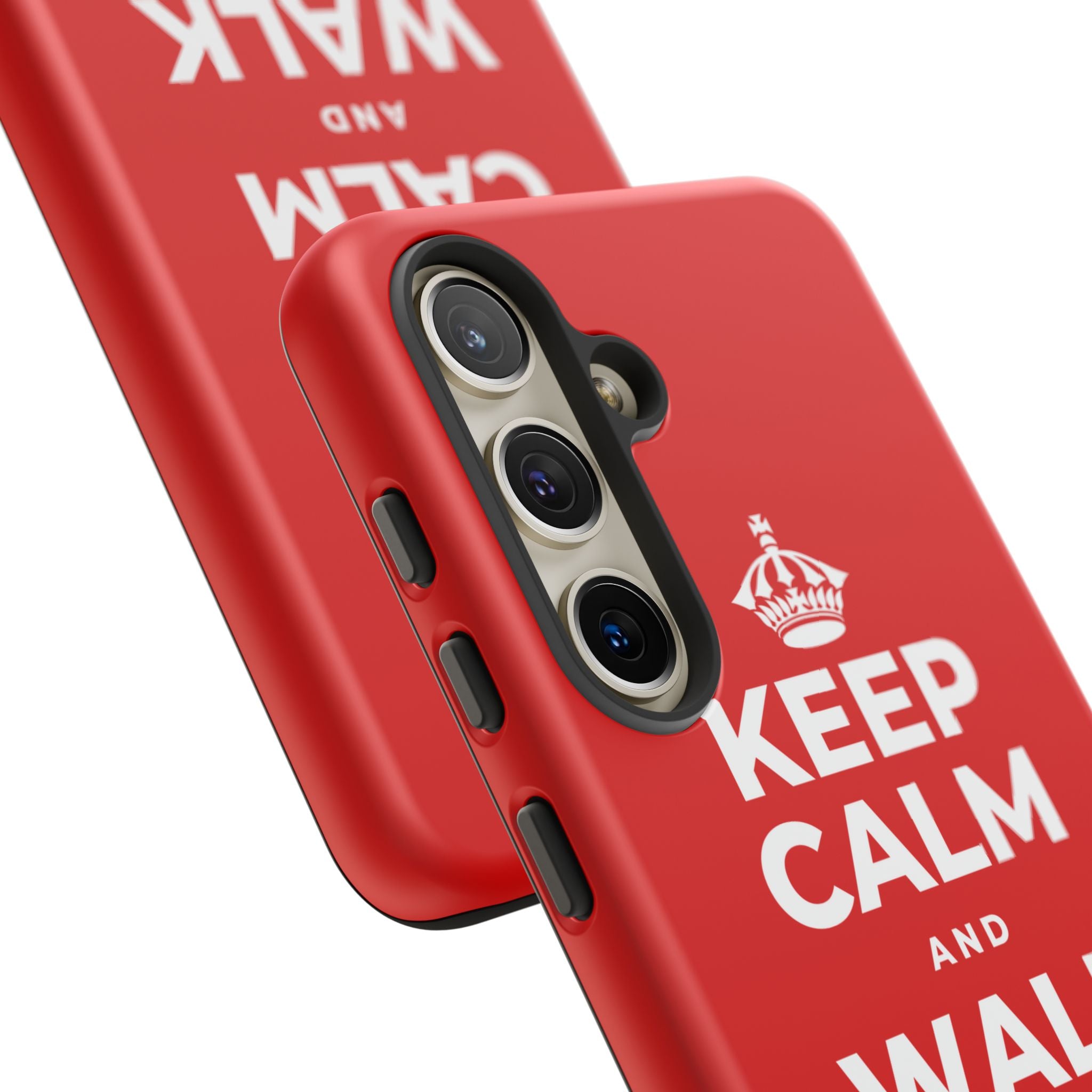 KEEP CALM AND WALK AND LISTEN Phone Case