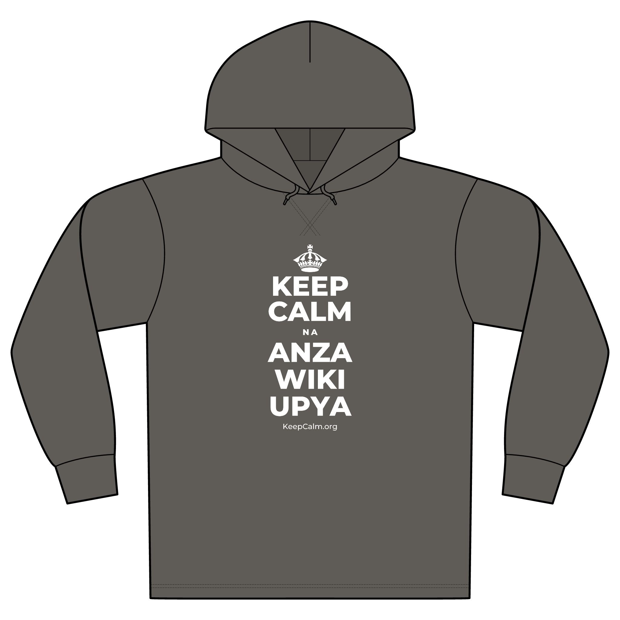 KEEP CALM NA ANZA WIKI UPYA Organic Hoodie Tee
