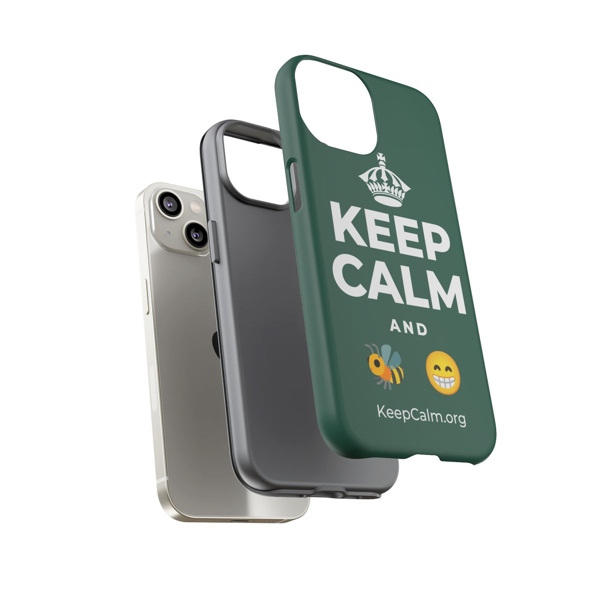 KEEP CALM AND BEE HAPPY Phone Case
