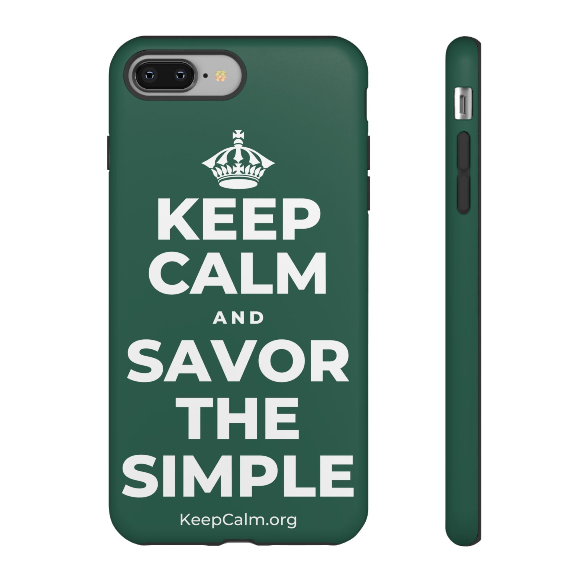 KEEP CALM AND SAVOR THE SIMPLE Phone Case