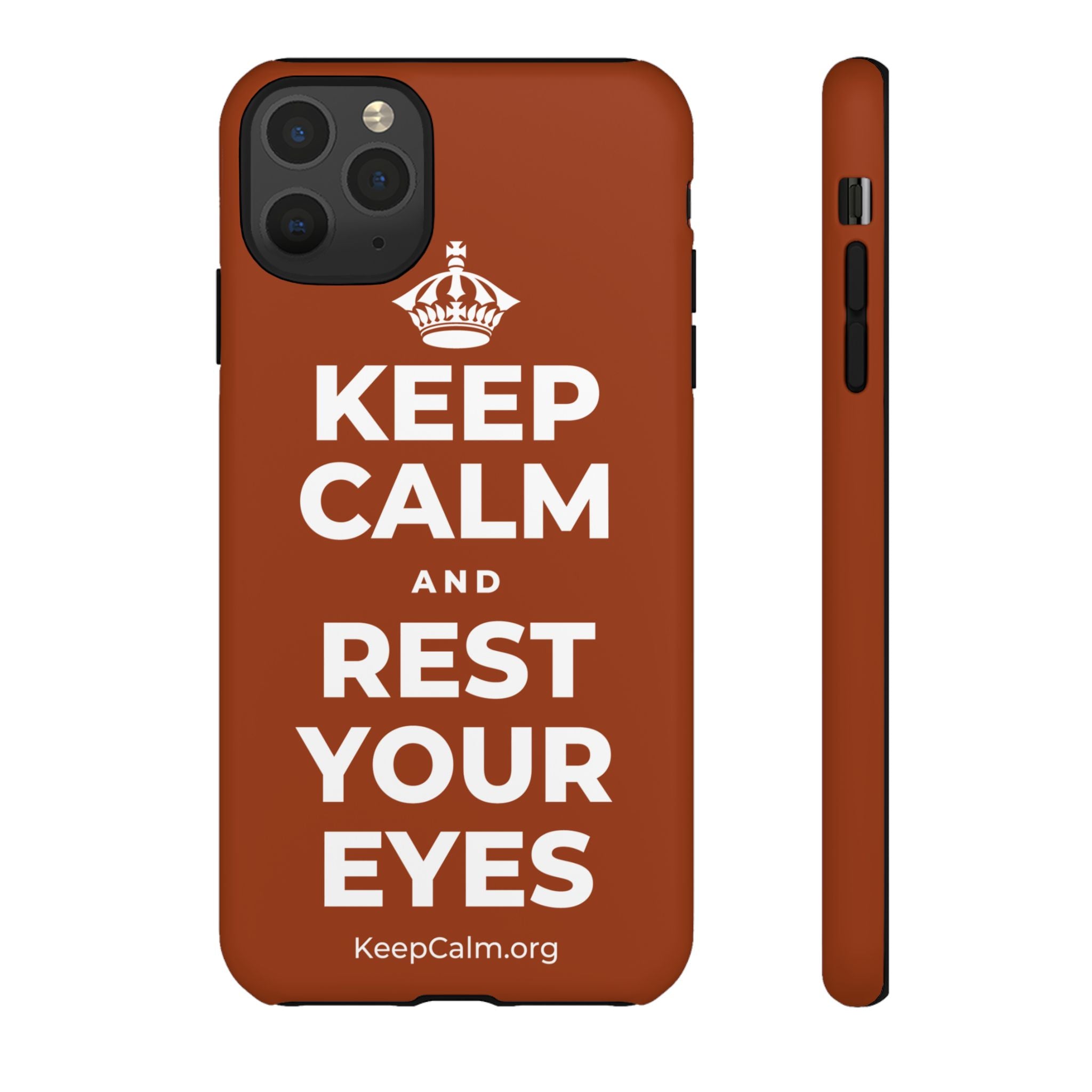 KEEP CALM AND REST YOUR EYES Phone Case