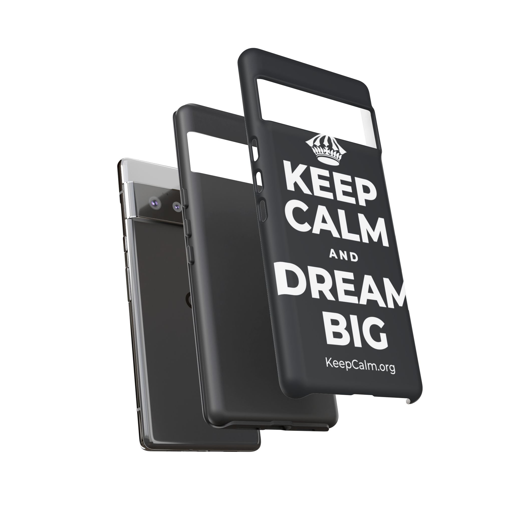 KEEP CALM AND DREAM BIG Phone Case (Dark)