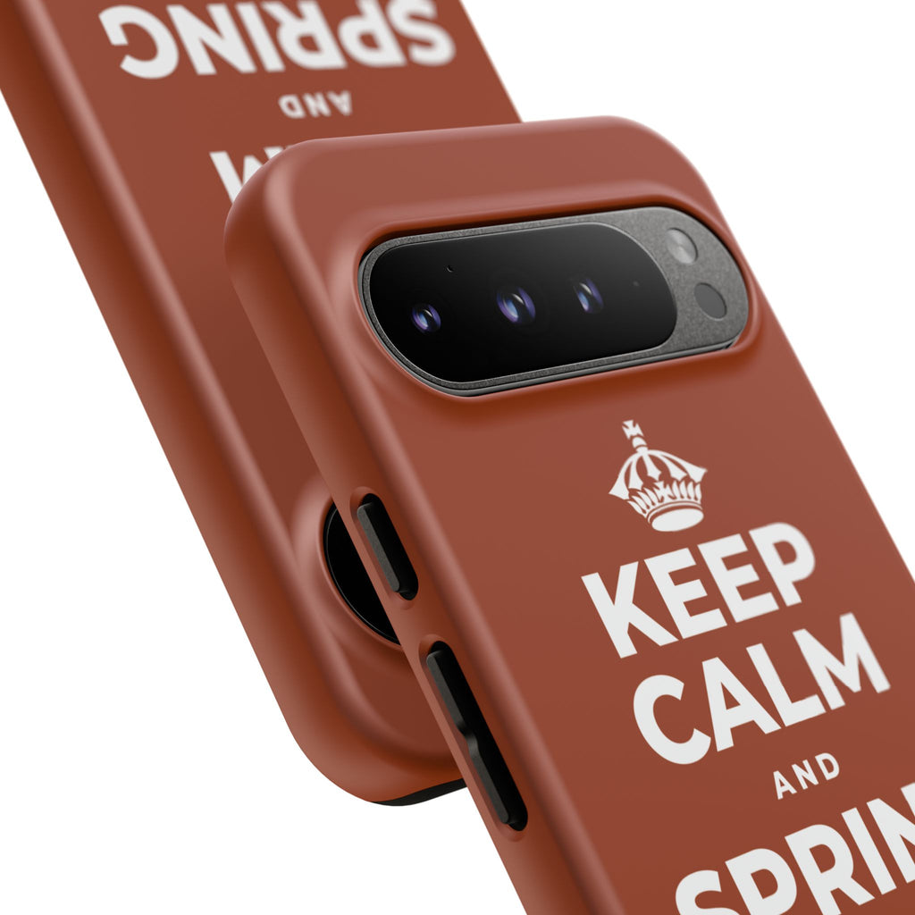 KEEP CALM AND SPRING FORWARD GENTLY Phone Case