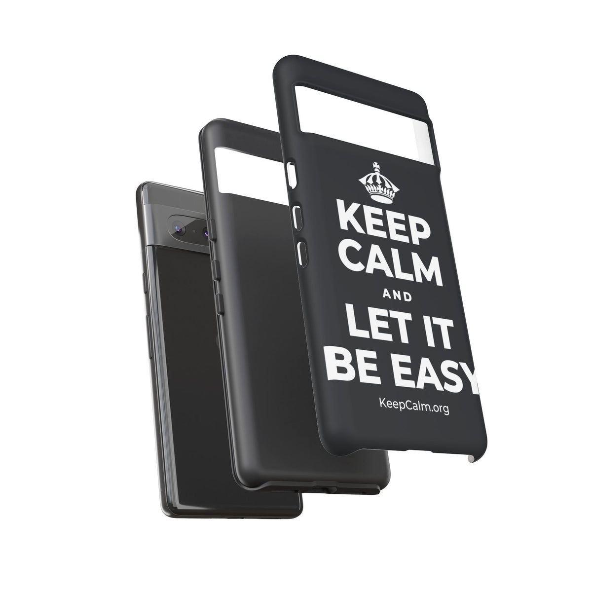KEEP CALM AND LET IT BE EASY Phone Case (Dark)