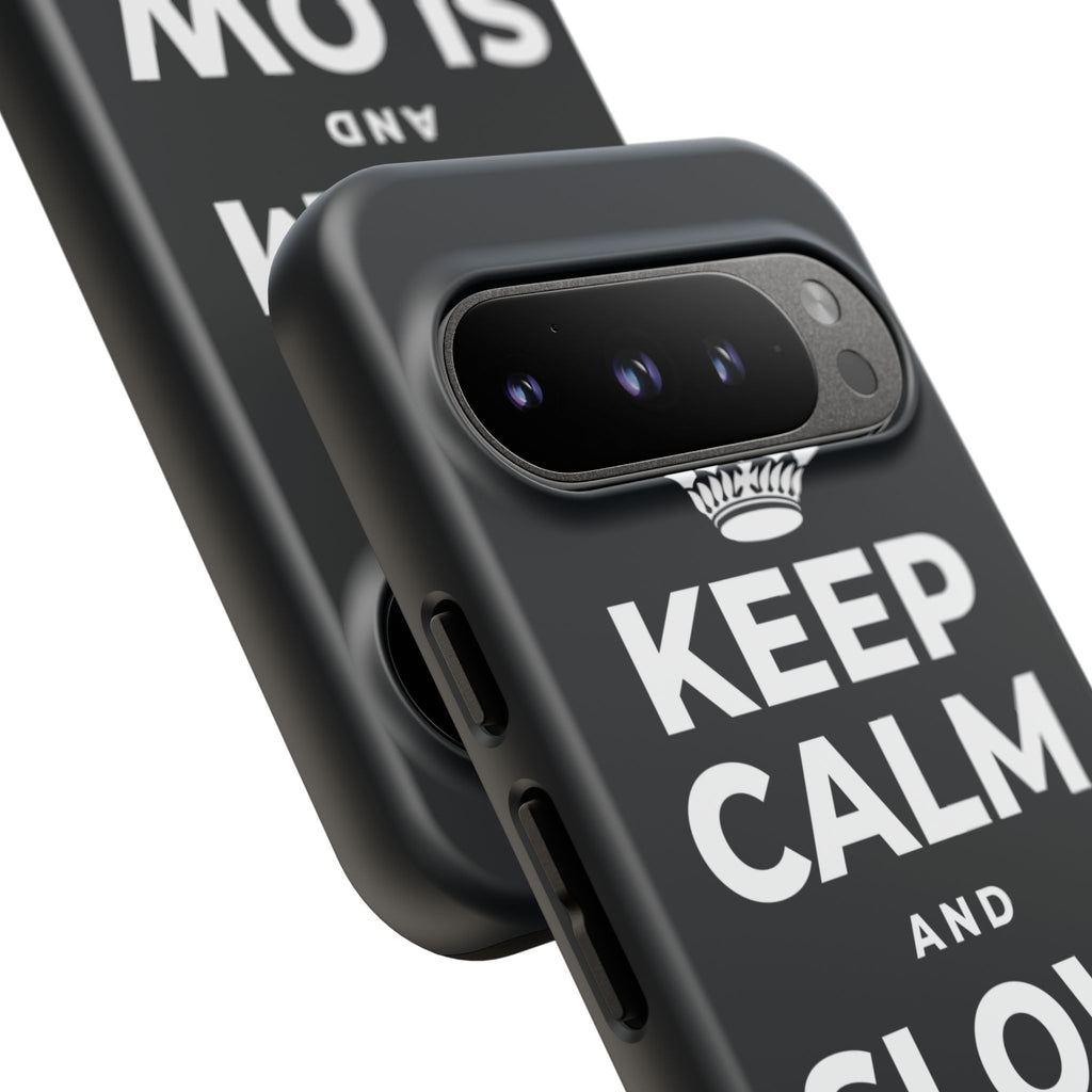 KEEP CALM AND SLOW YOUR ROLL Phone Case (Dark)