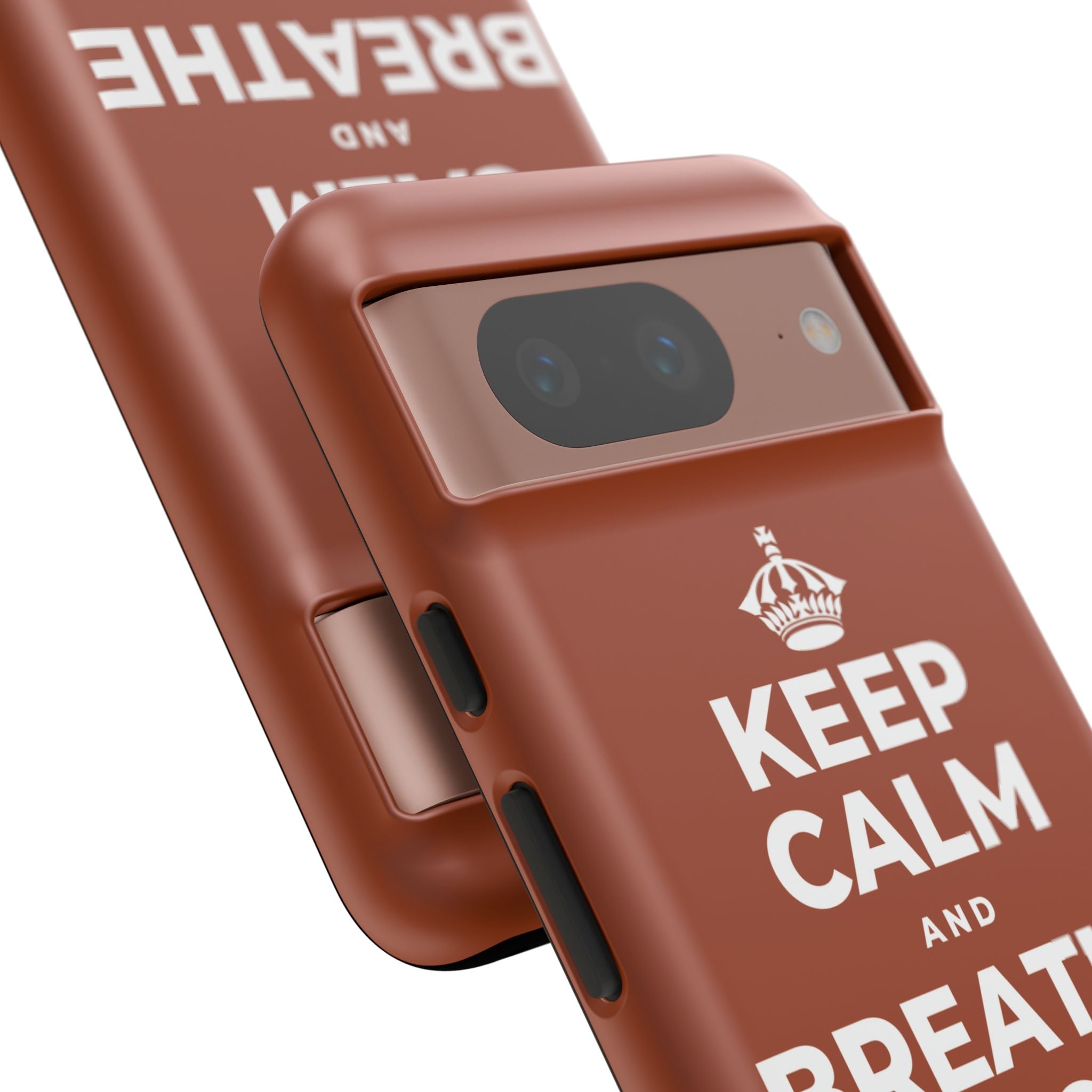 KEEP CALM AND BREATHE BEFORE YOU BEGIN Phone Case