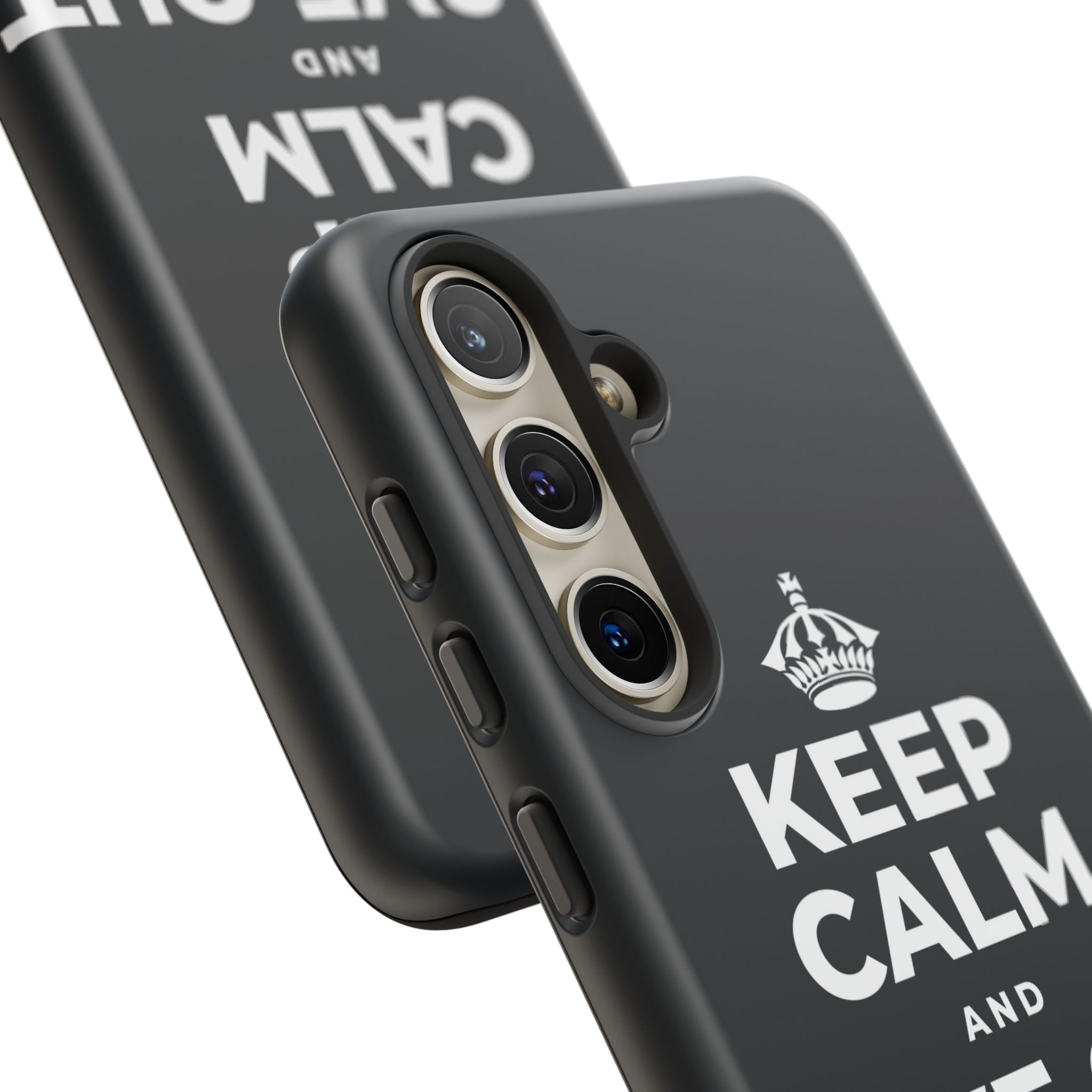 KEEP CALM AND LOVE OUT LOUD Phone Case (Dark)