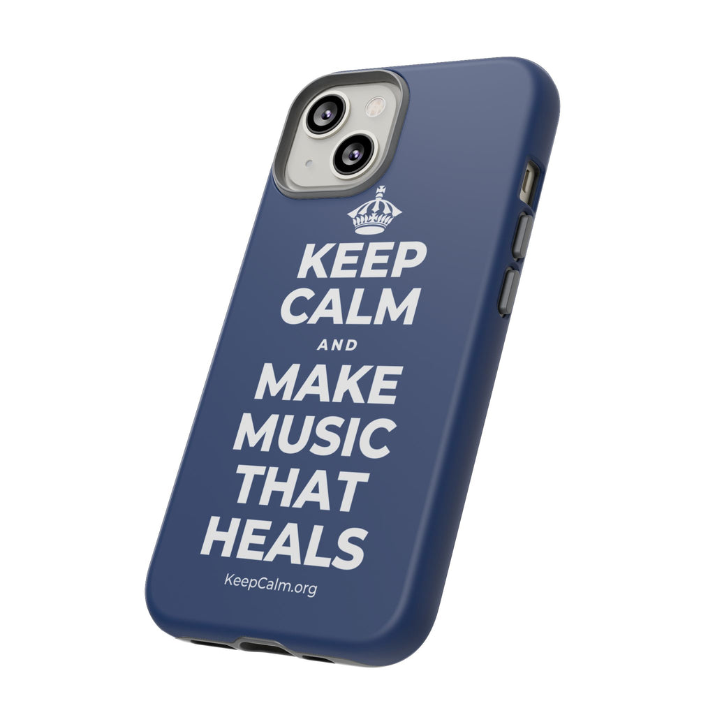 KEEP CALM AND MAKE MUSIC THAT HEALS Phone Case