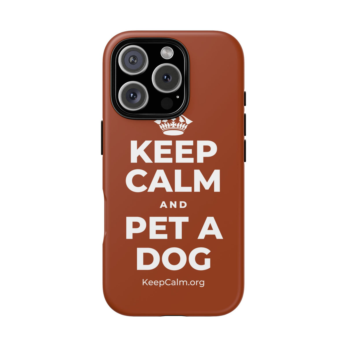 KEEP CALM AND PET A DOG Phone Case