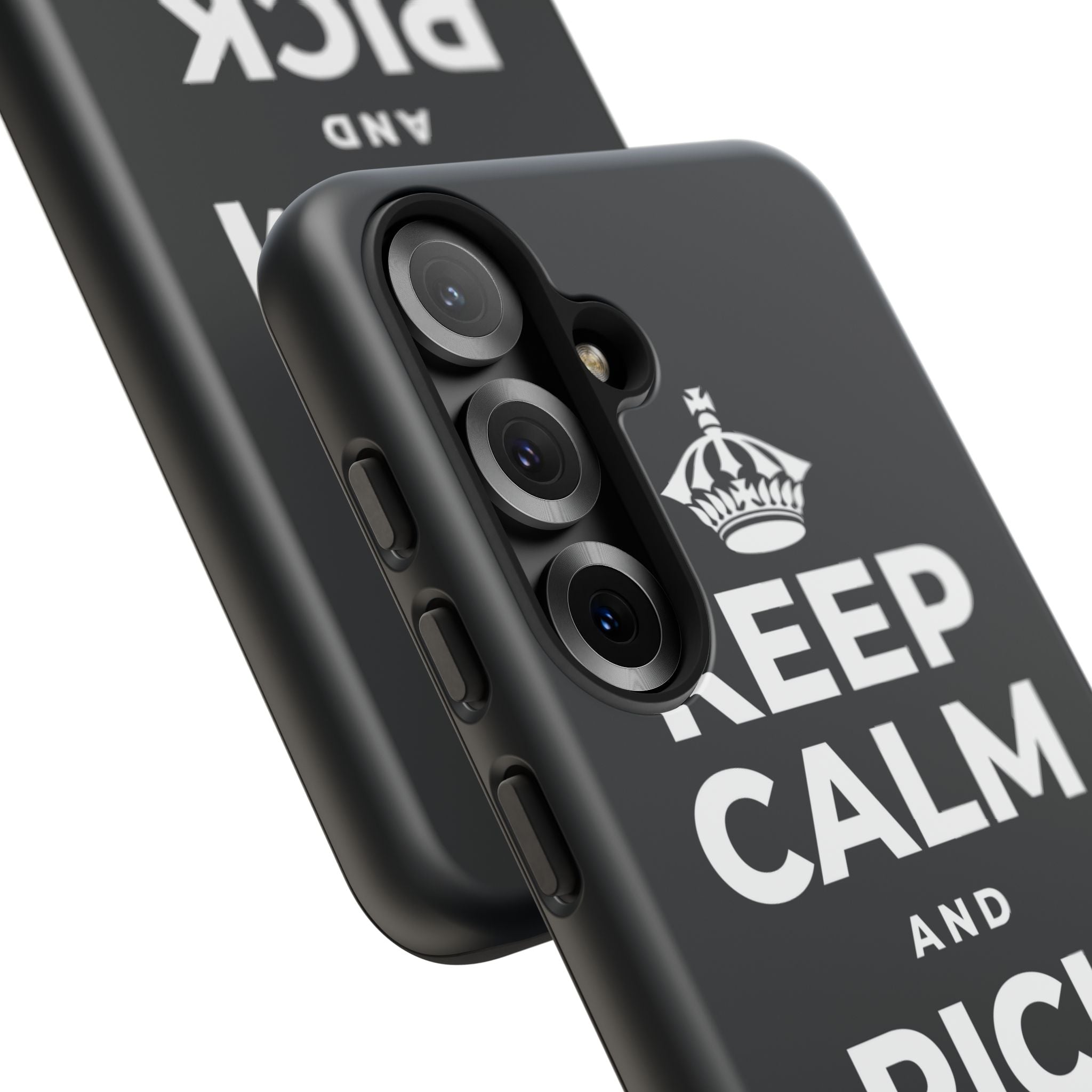 KEEP CALM AND PICK YOUR BATTLE Phone Case (Dark)