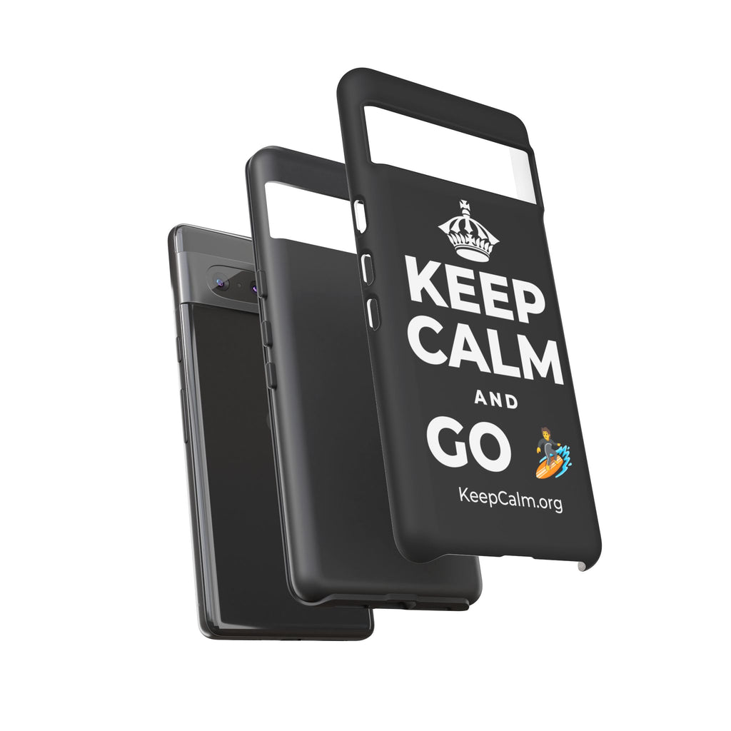 KEEP CALM AND GO 🏄 Phone Case