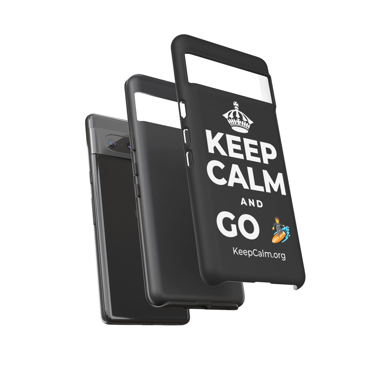 KEEP CALM AND GO 🏄 Phone Case