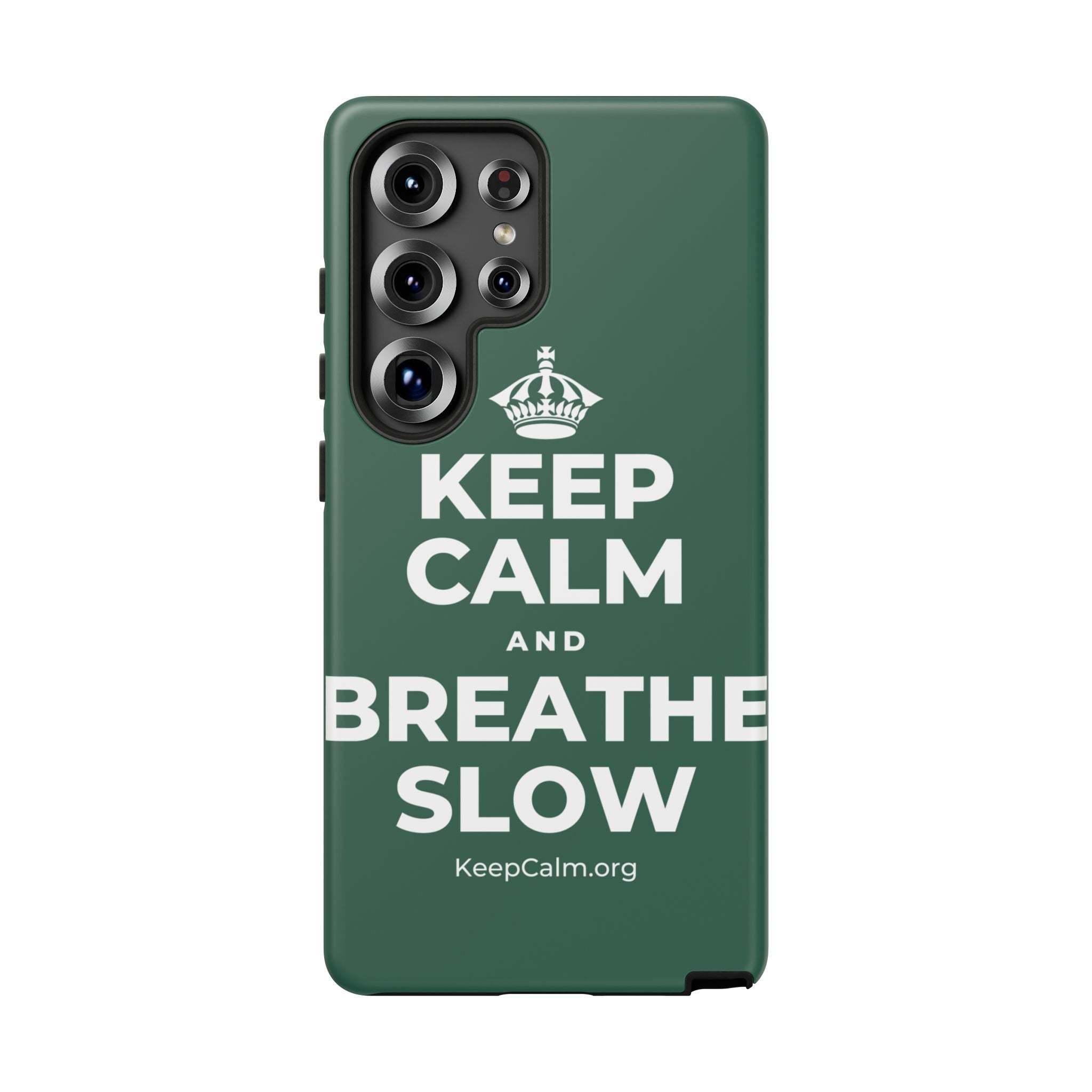 KEEP CALM AND BREATHE SLOW Phone Case
