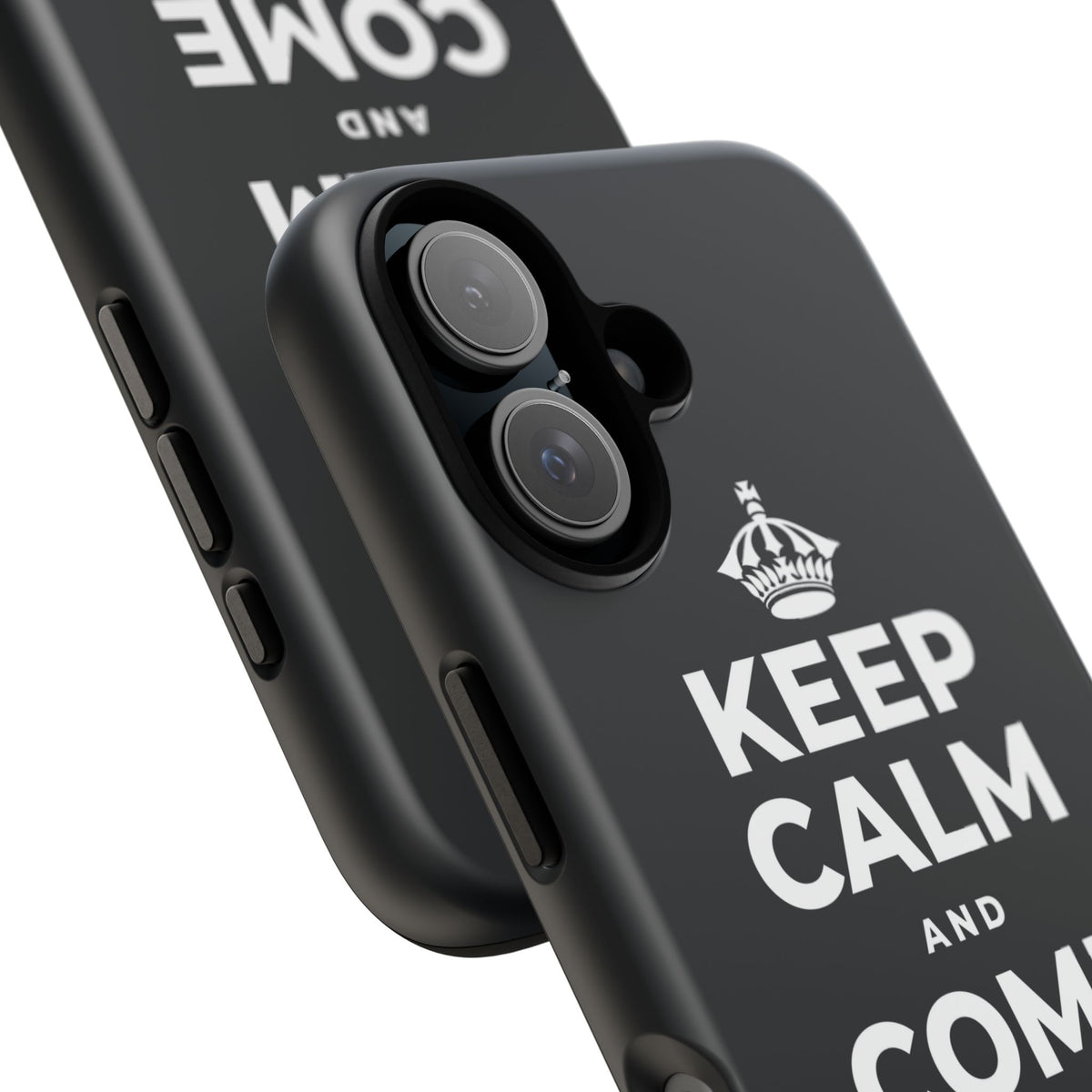 KEEP CALM AND COME BACK TO NOW Phone Case (Dark)