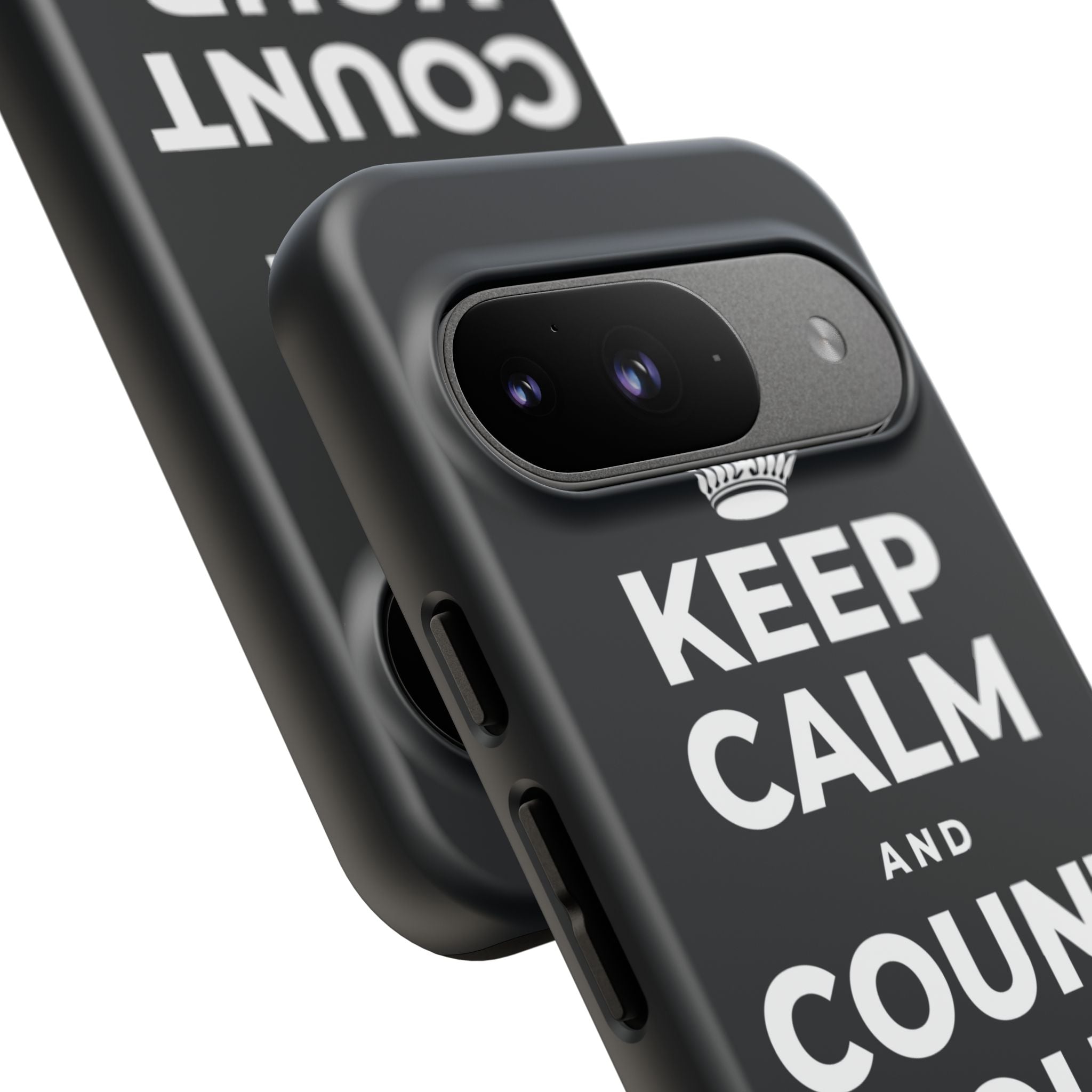 KEEP CALM AND COUNT YOUR SLOW BREATHS Phone Case (Dark)