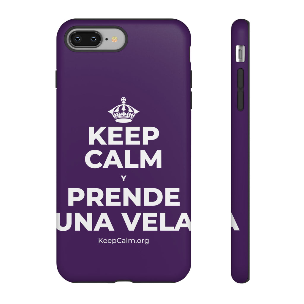 KEEP CALM Y PRENDE UNA VELA Phone Case