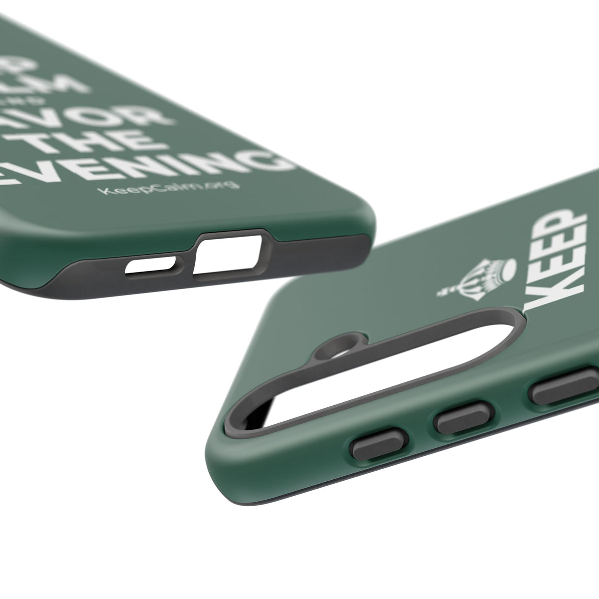 KEEP CALM AND SAVOR THE EVENING Phone Case