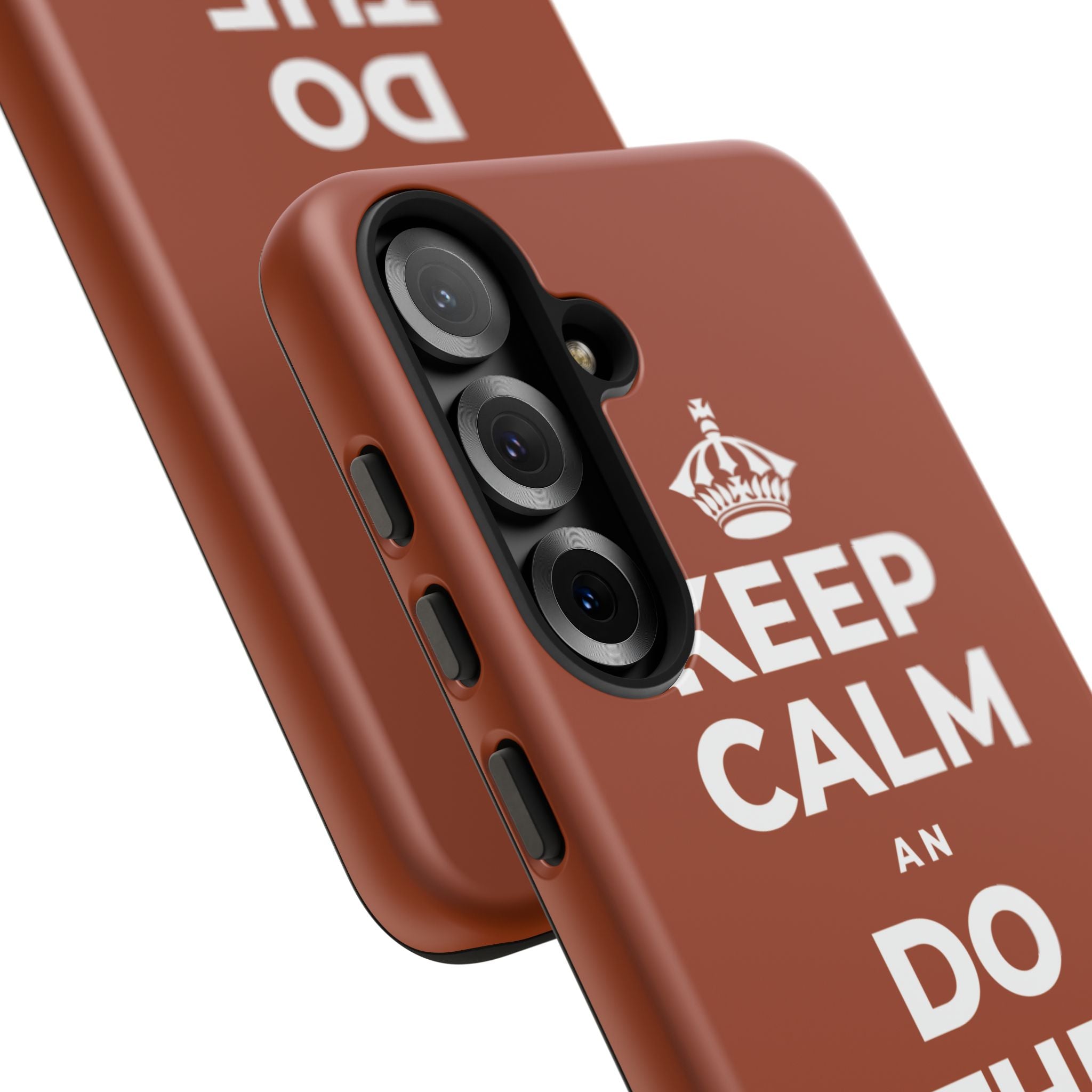 KEEP CALM AN DO THE HARD TIN Phone Case