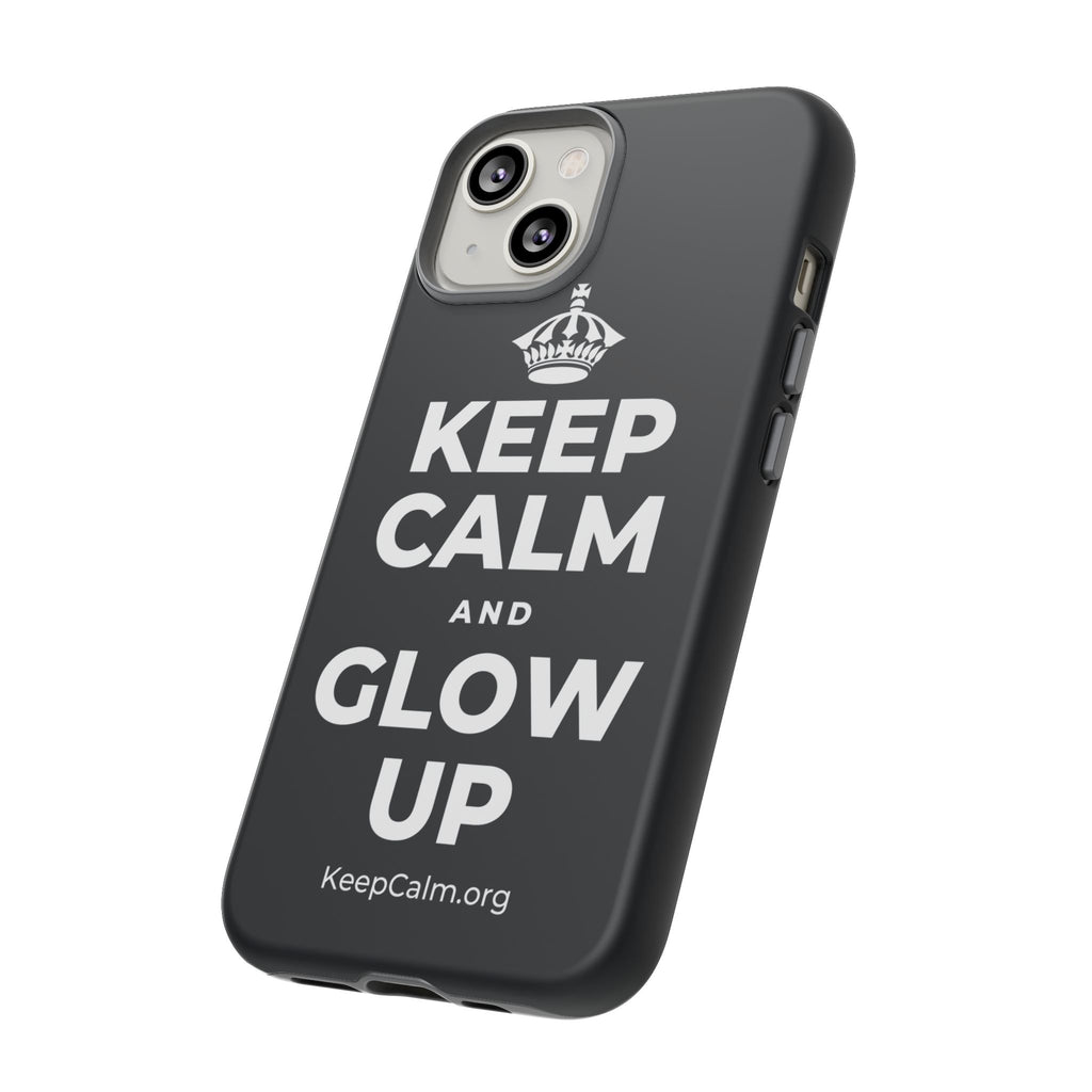 KEEP CALM AND GLOW UP Phone Case (Dark)