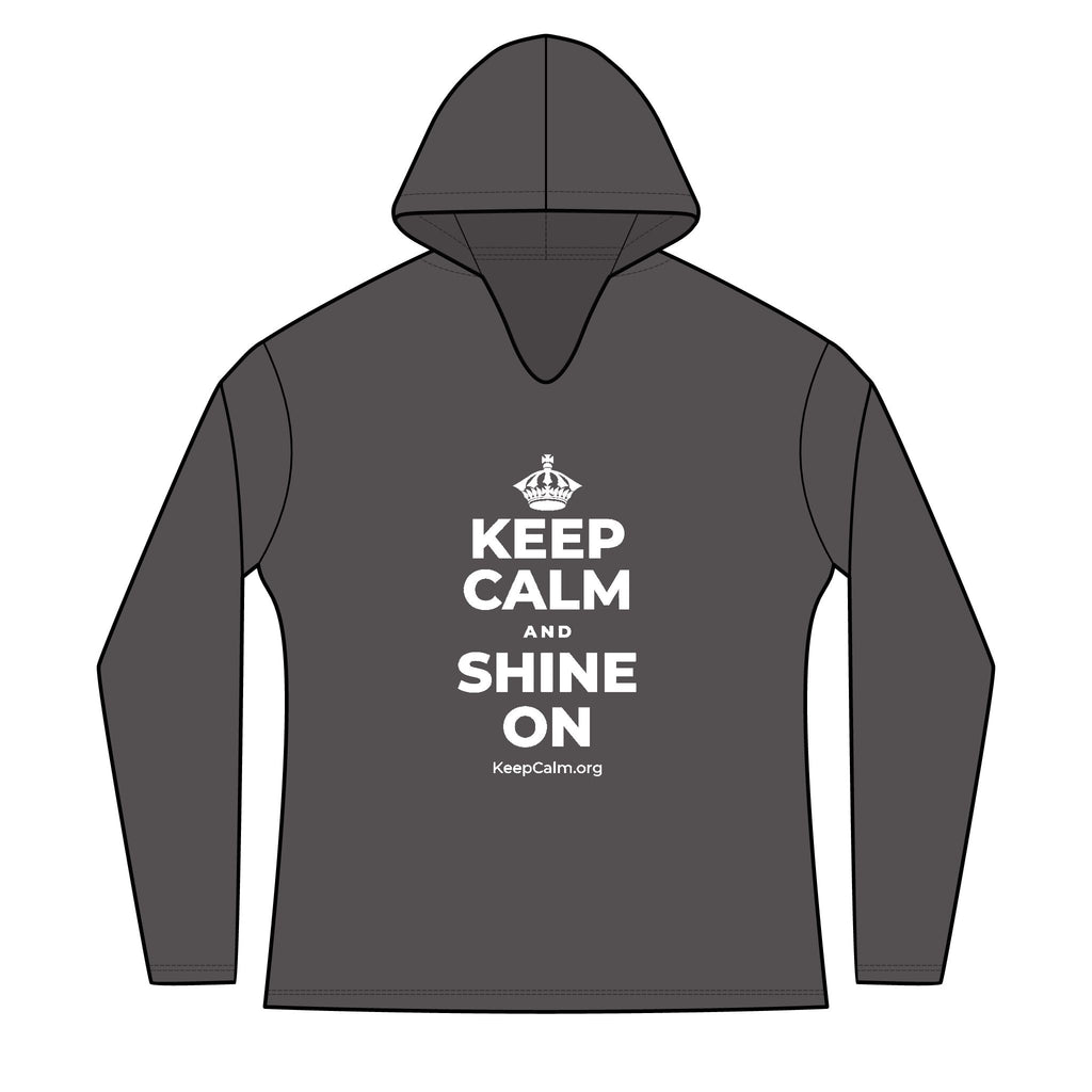KEEP CALM AND SHINE ON Women's Long Sleeve Hoodie