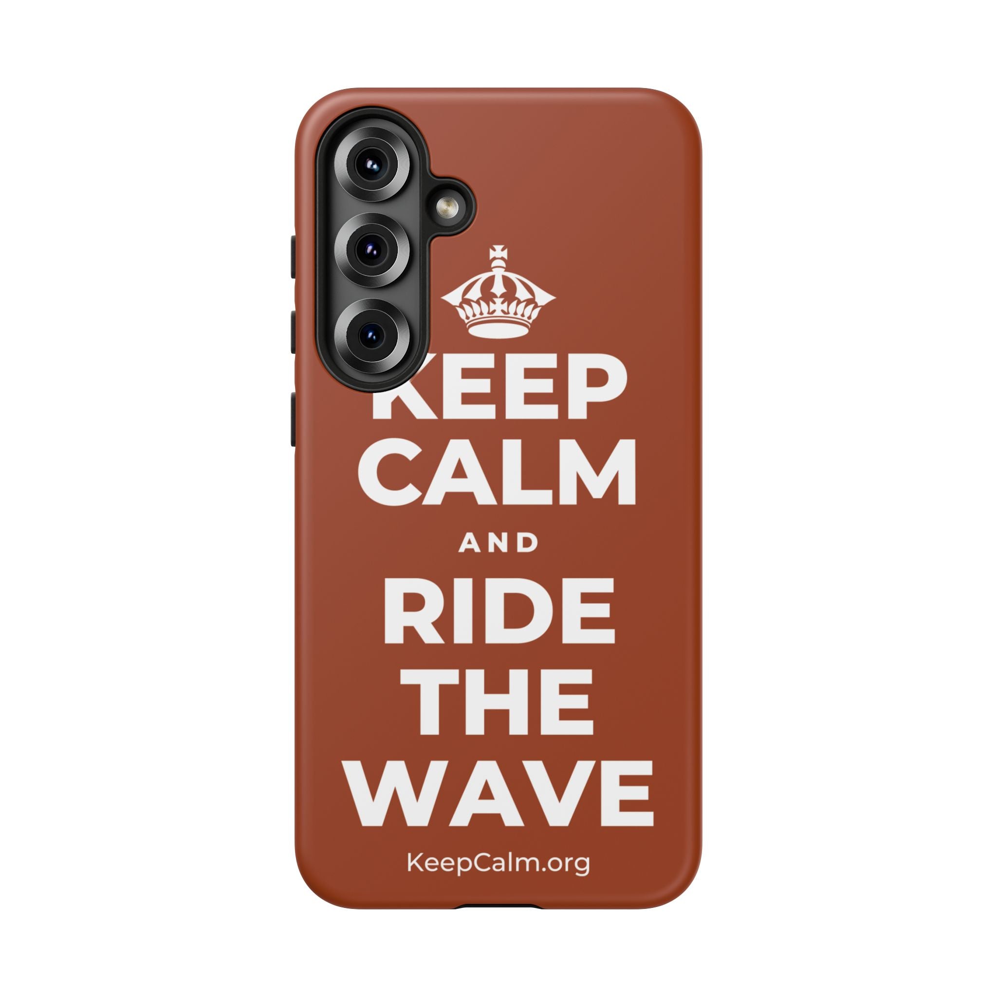 KEEP CALM AND RIDE THE WAVE Phone Case