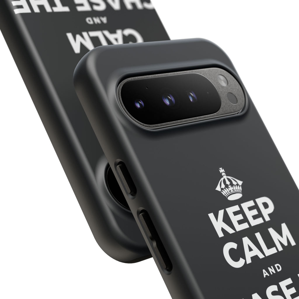 KEEP CALM AND CHASE THE MOONLIGHT Phone Case (Dark)