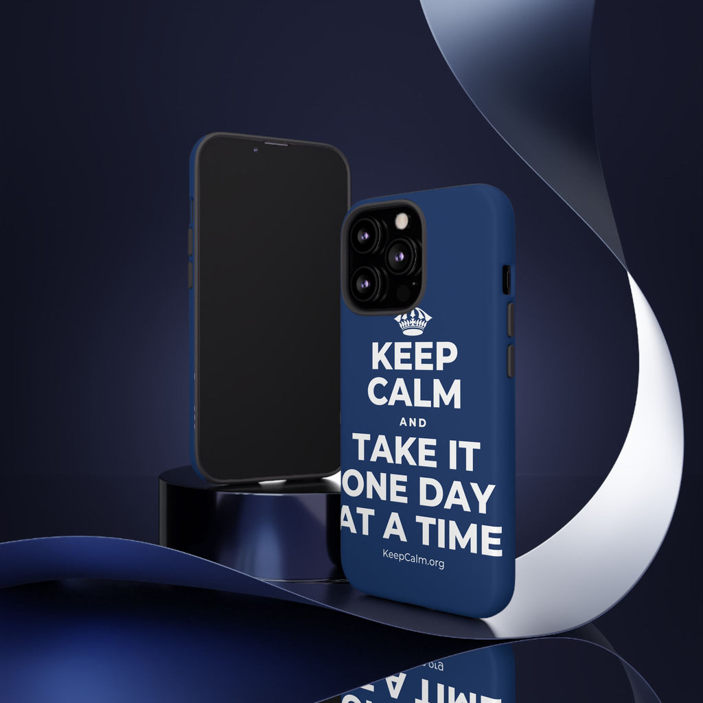 KEEP CALM AND TAKE IT ONE DAY AT A TIME Phone Case