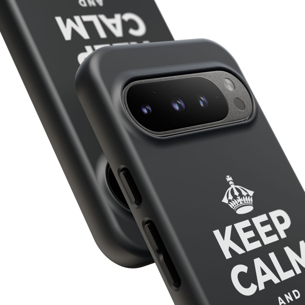 KEEP CALM AND UNCLENCH Phone Case (Dark)