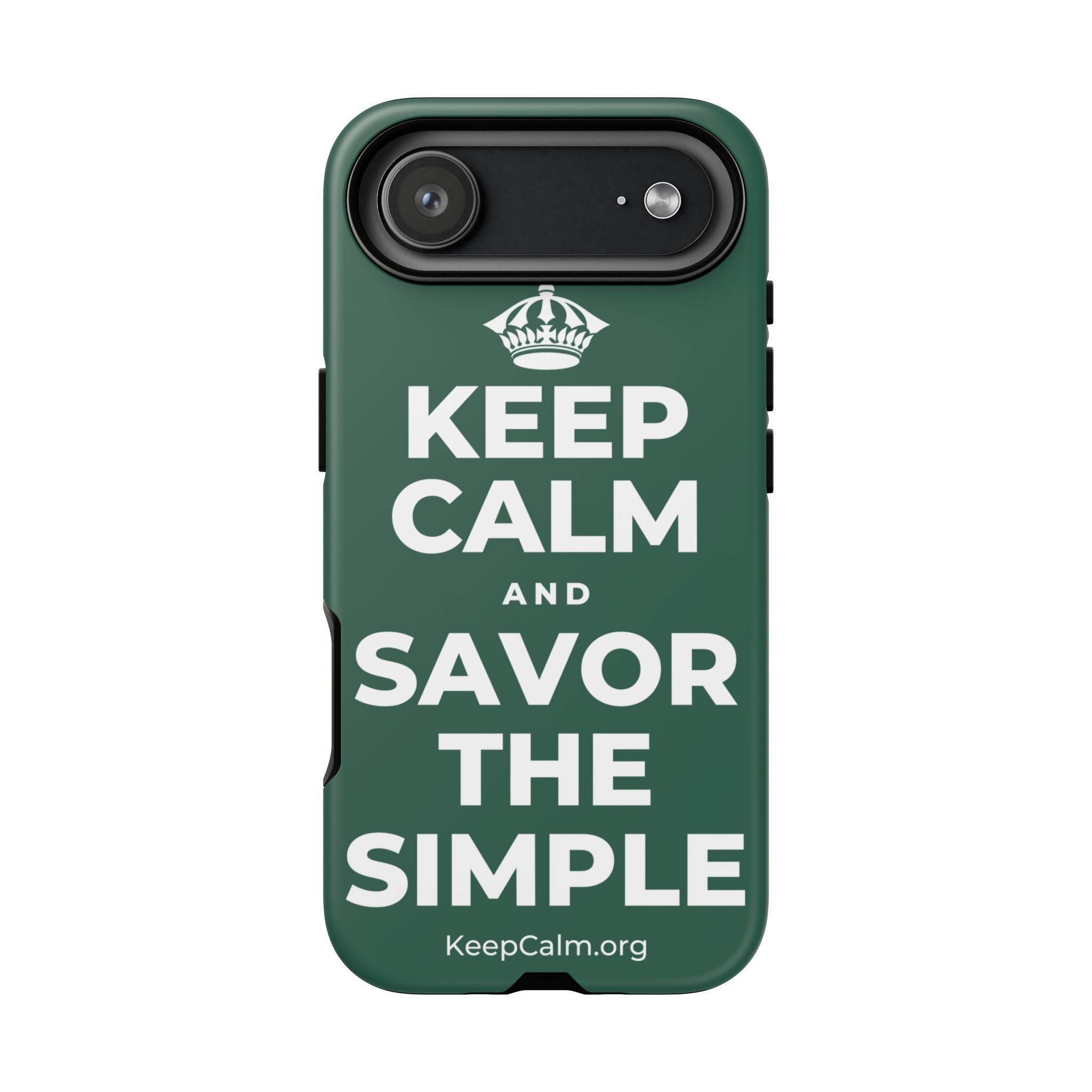 KEEP CALM AND SAVOR THE SIMPLE Phone Case