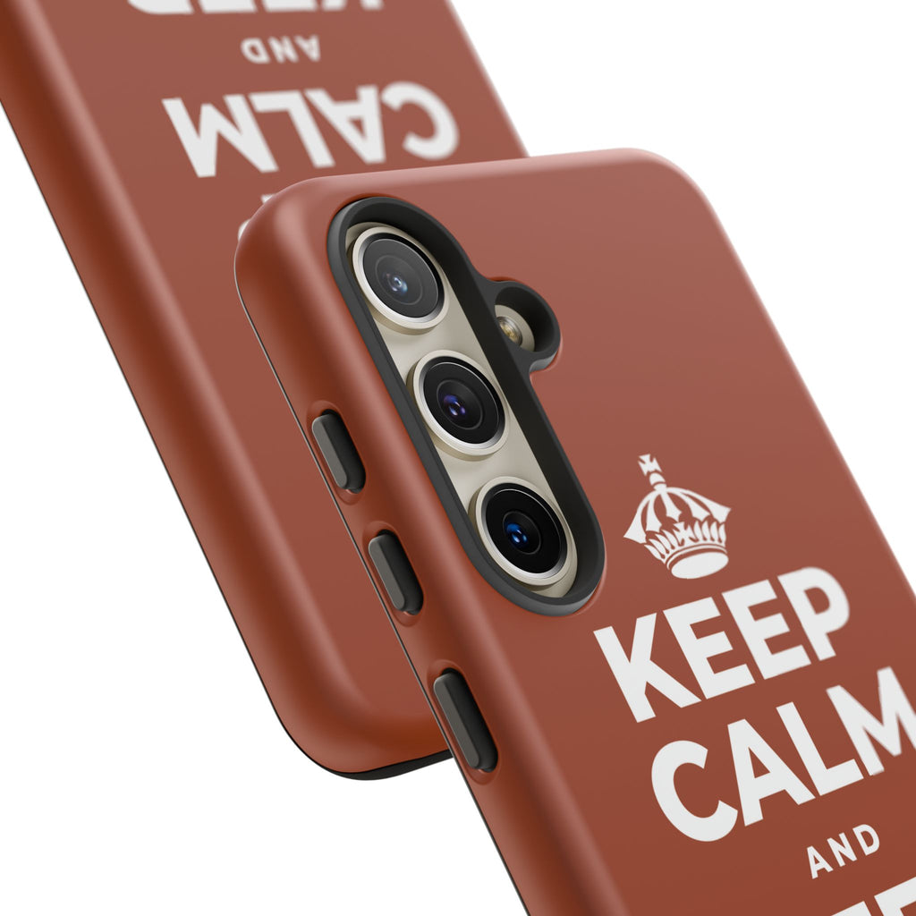 KEEP CALM AND KEEP WINNING Phone Case