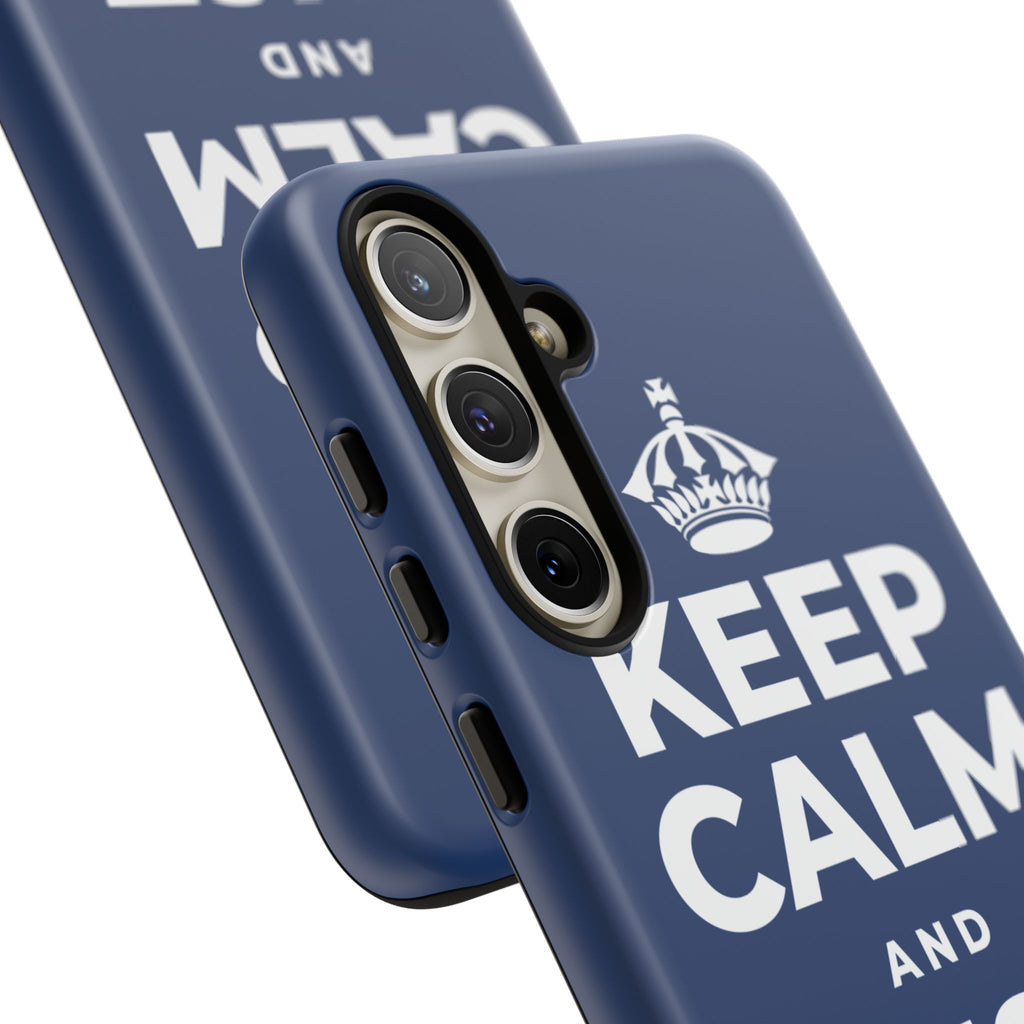 KEEP CALM AND JUST BE Phone Case