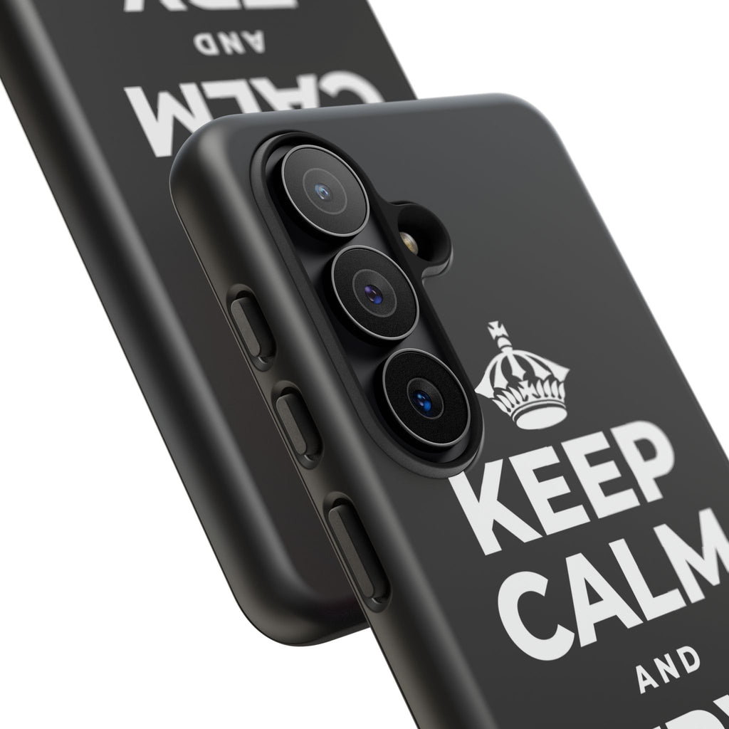KEEP CALM AND TRY YOUR 🍀 Phone Case