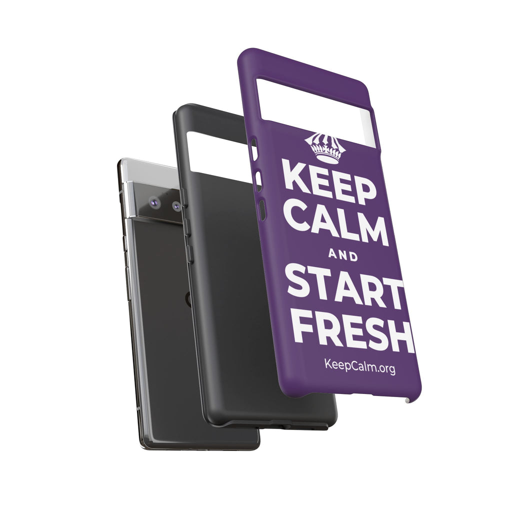 KEEP CALM AND START FRESH Phone Case