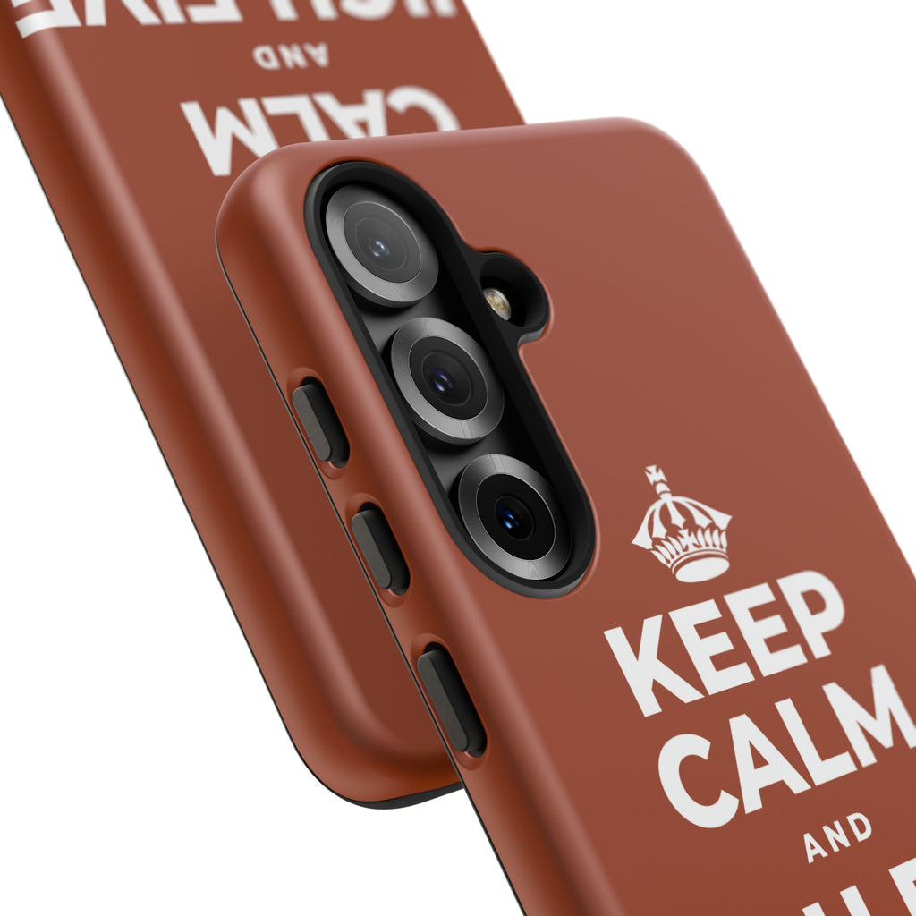 KEEP CALM AND HIGH FIVE YOURSELF Phone Case
