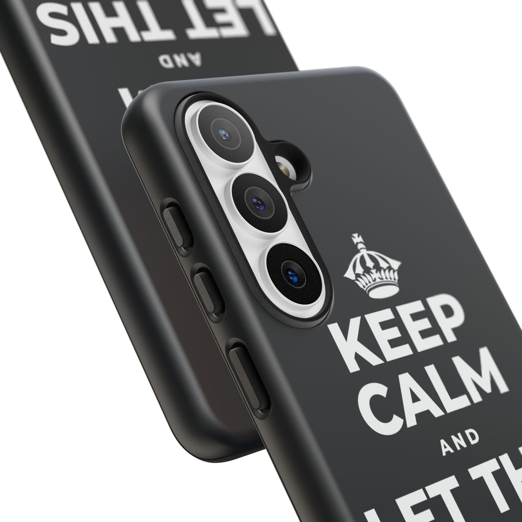 KEEP CALM AND LET THIS FEELING PASS Phone Case (Dark)