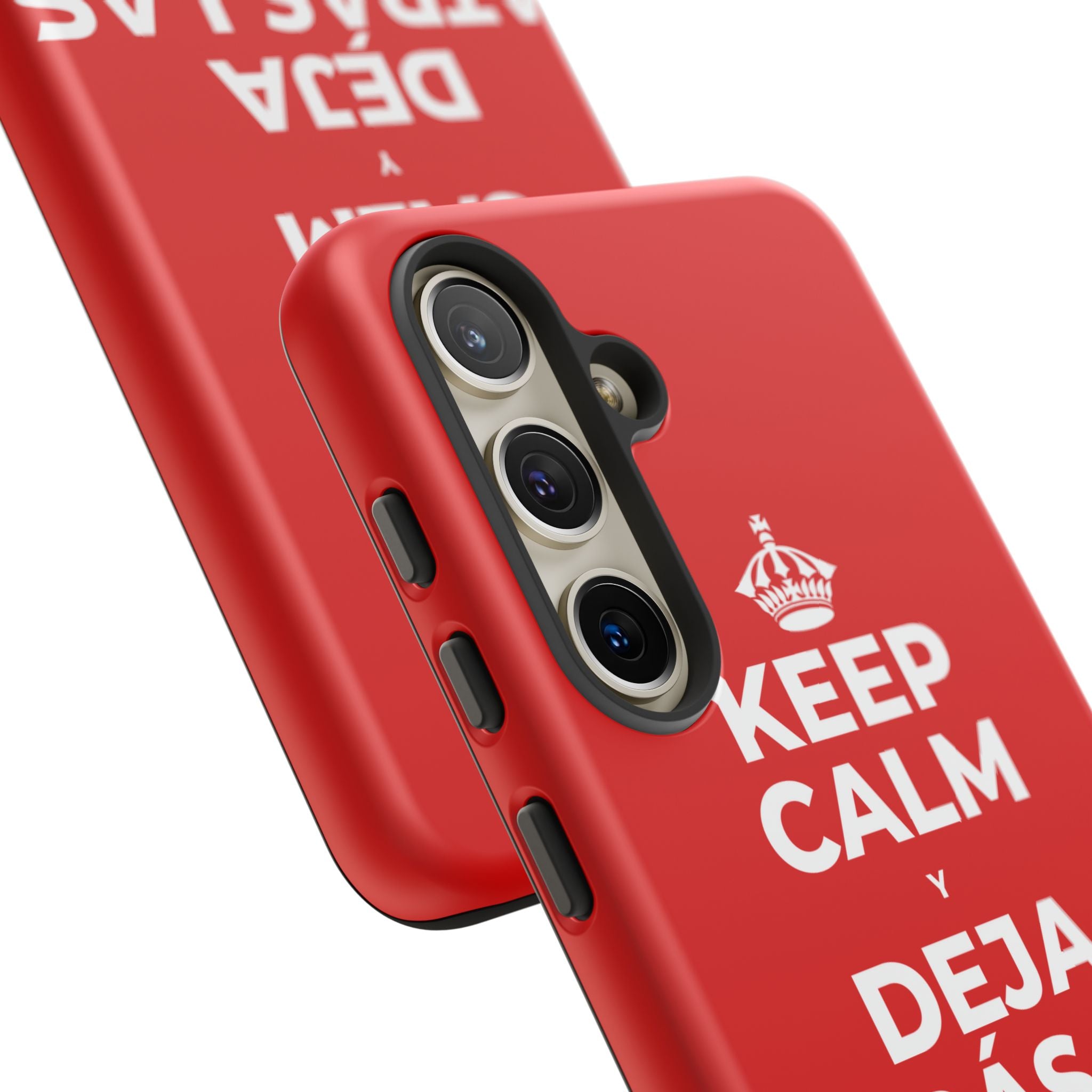 KEEP CALM Y DEJA ATRÁS LAS VIEJAS CARGAS Phone Case