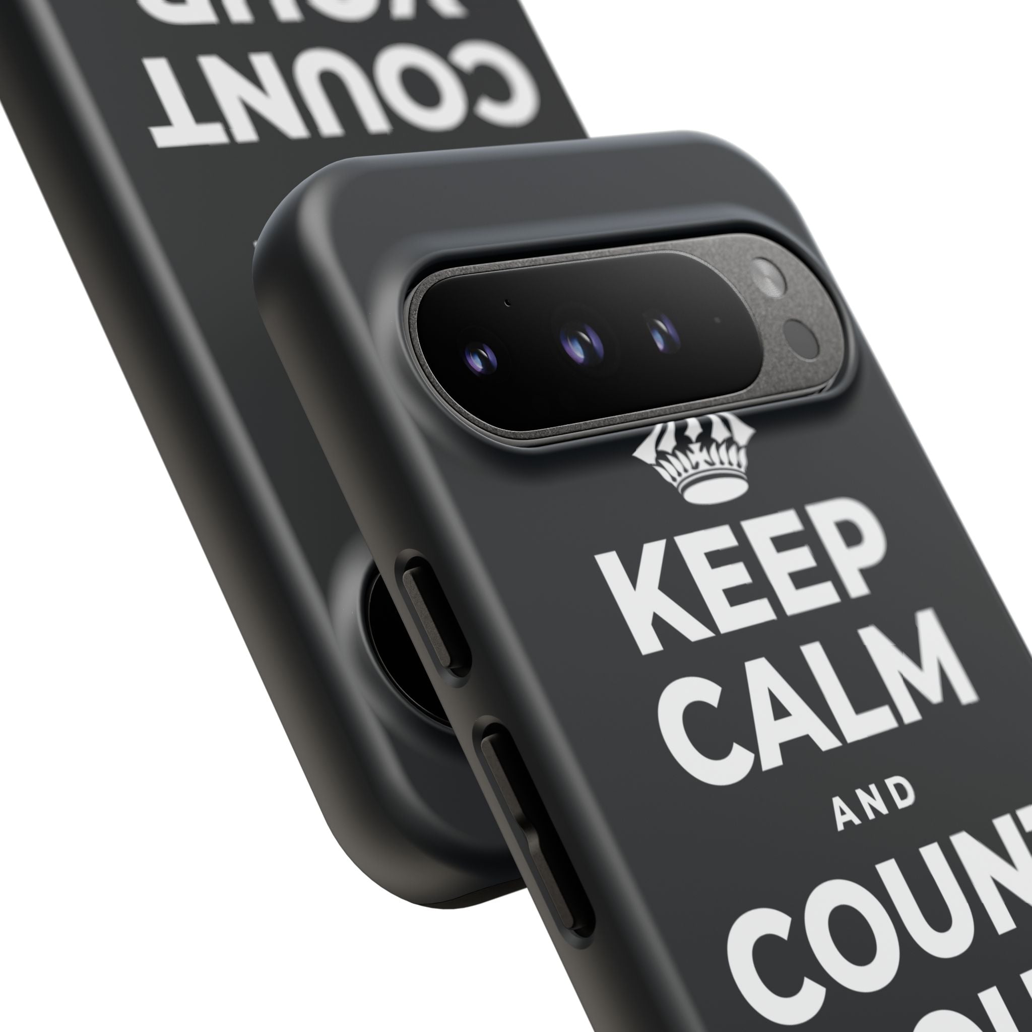 KEEP CALM AND COUNT YOUR SLOW BREATHS Phone Case (Dark)