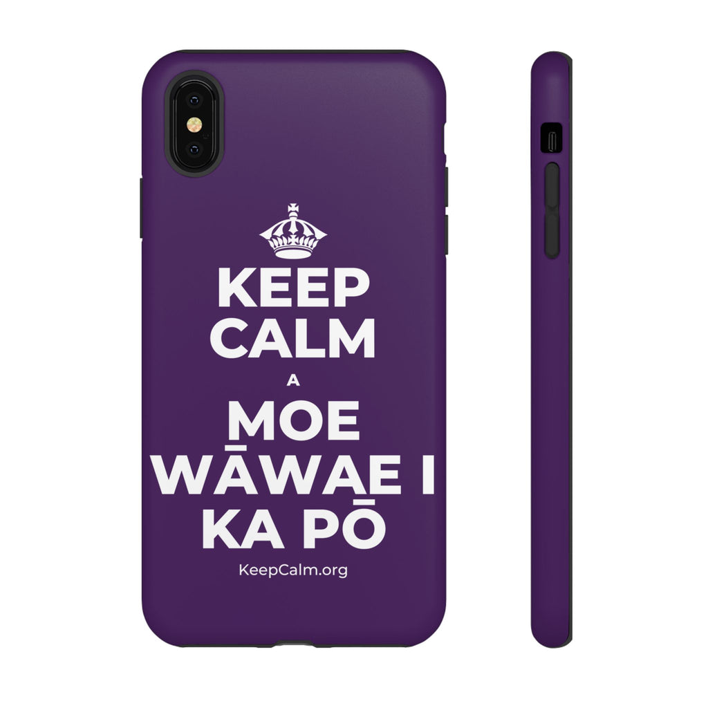 KEEP CALM A MOE WĀWAE I KA PŌ Phone Case