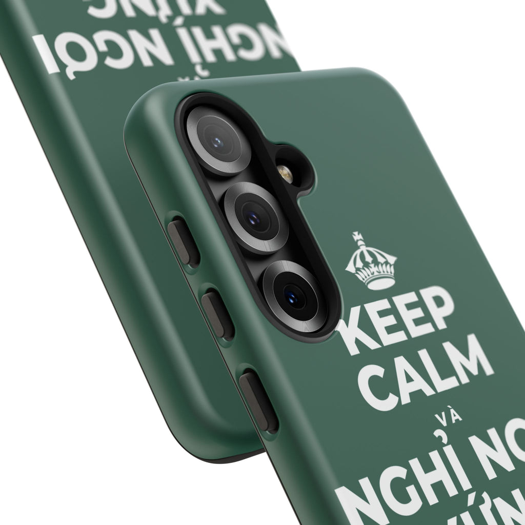KEEP CALM VÀ NGHỈ NGƠI XỨNG ĐÁNG CỦA BẠN Phone Case